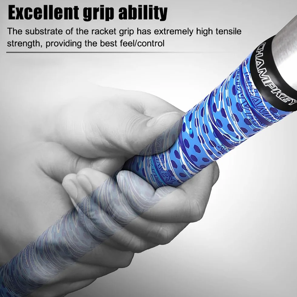 DONGKER Bande de Poignée de Baseball,2 Pièces Bandes de Batte Souples et Absorbant Les Chocs de 1.75mm pour Les Anciennes Poignées de Baseball,Tennis,Softball,Hockey sur Glace