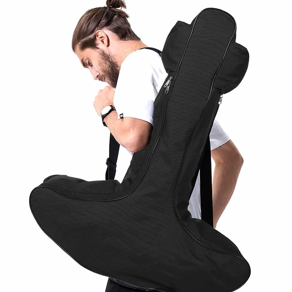 Joyzan Sac d'arc en Forme de T, Étui d'arbalète Réglable Rangement Arbalète T Transport Chasse à l'arc Grande Capacité Tactique Souple Composé Toile Léger Housse Portable Universel Accessoire Noir