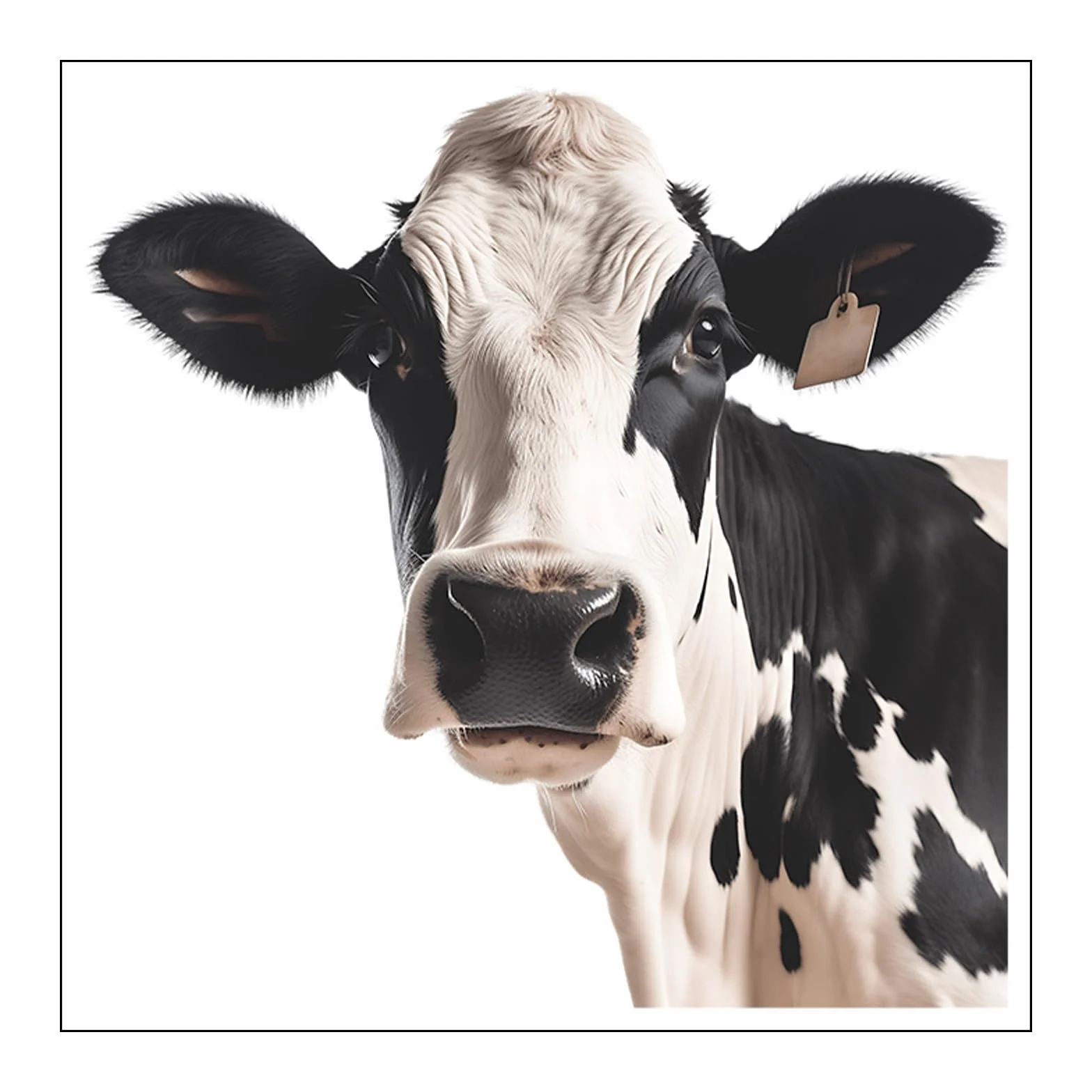 Autocollants Vache 3D 39x39cm Stickers Fenetre Animaux Pour Salon Chambre Voiture