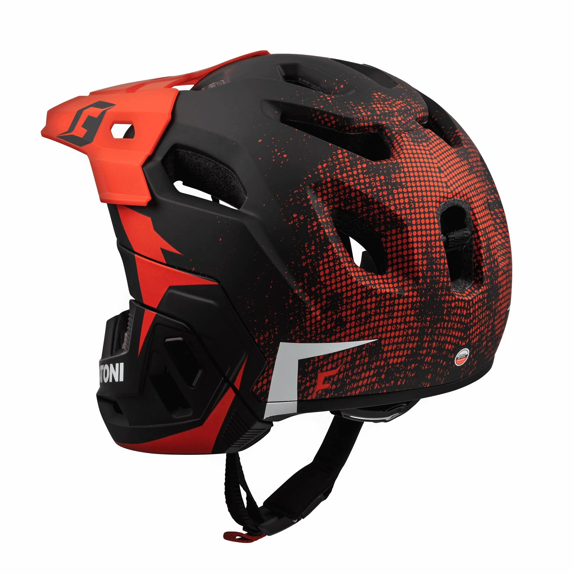 Cratoni C-Maniac 2.0 MX Casque de VTT Noir/Rouge 2022