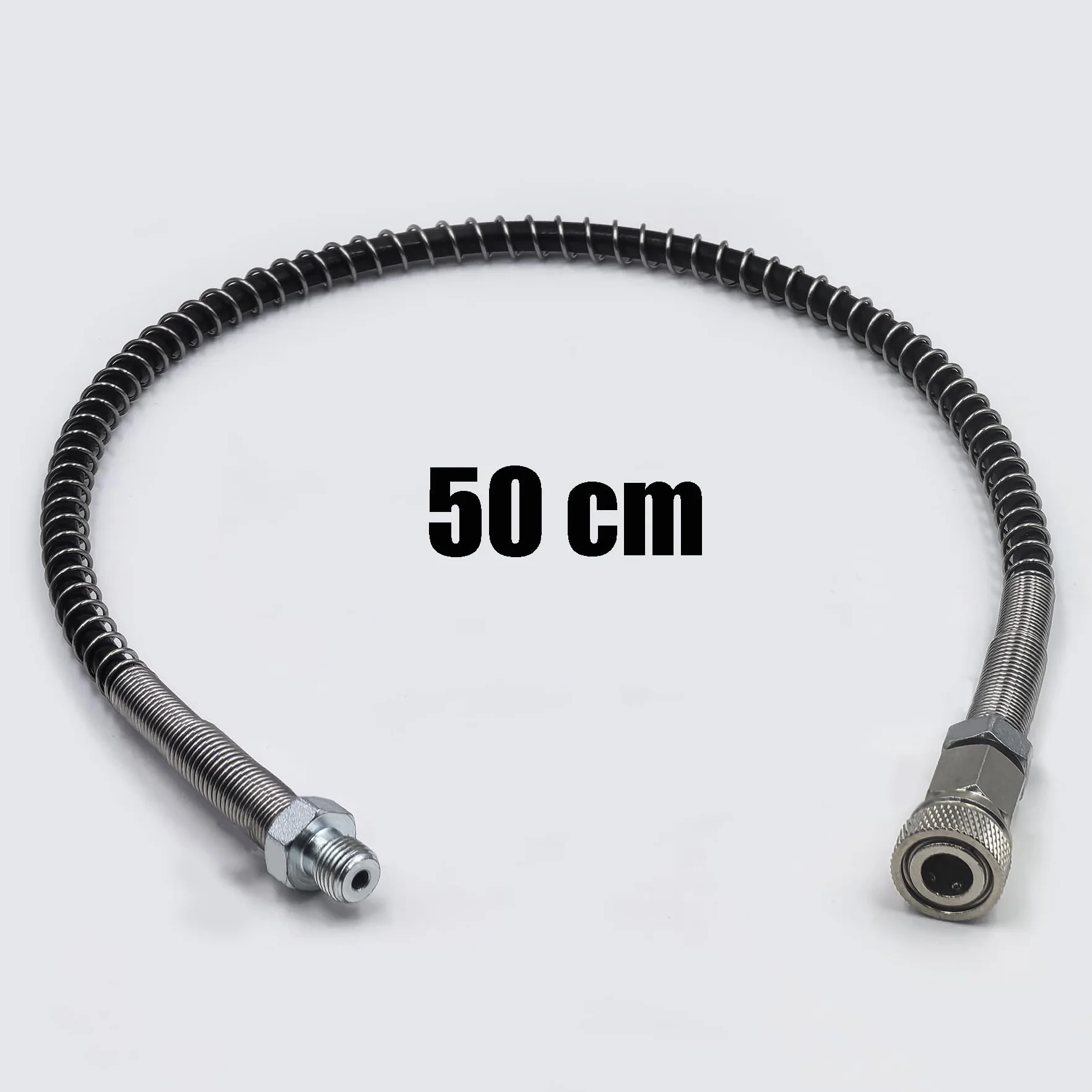 DRYHTEN Adaptateur de valve DIN 4500 psi / 300 bar tuyau 50 cm double jauge pour chargement Scuba Tank PCP