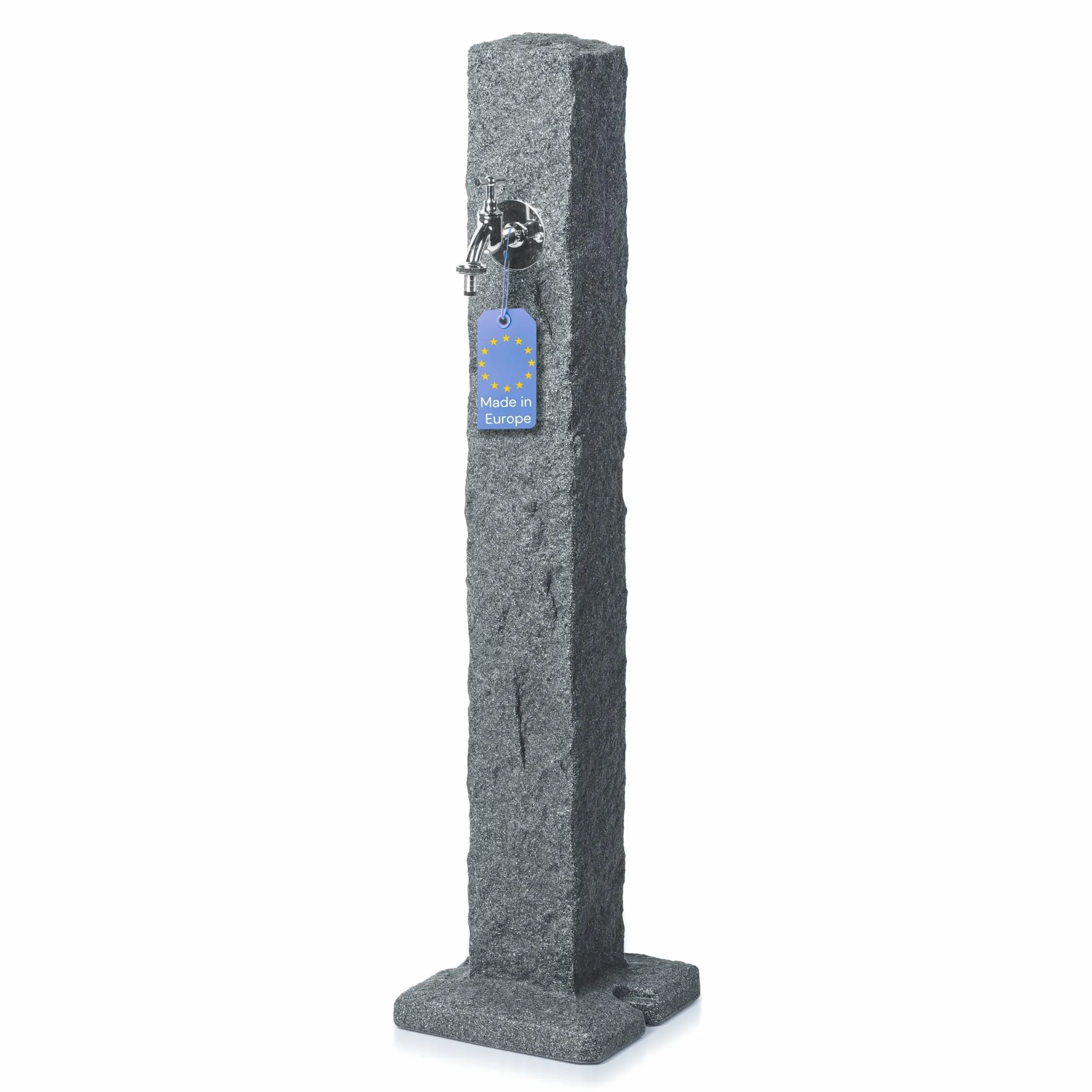 Fontaine sur pied granit 98 cm Colonne d'eau jardin YourCasa Résistante aux intempéries UV gel