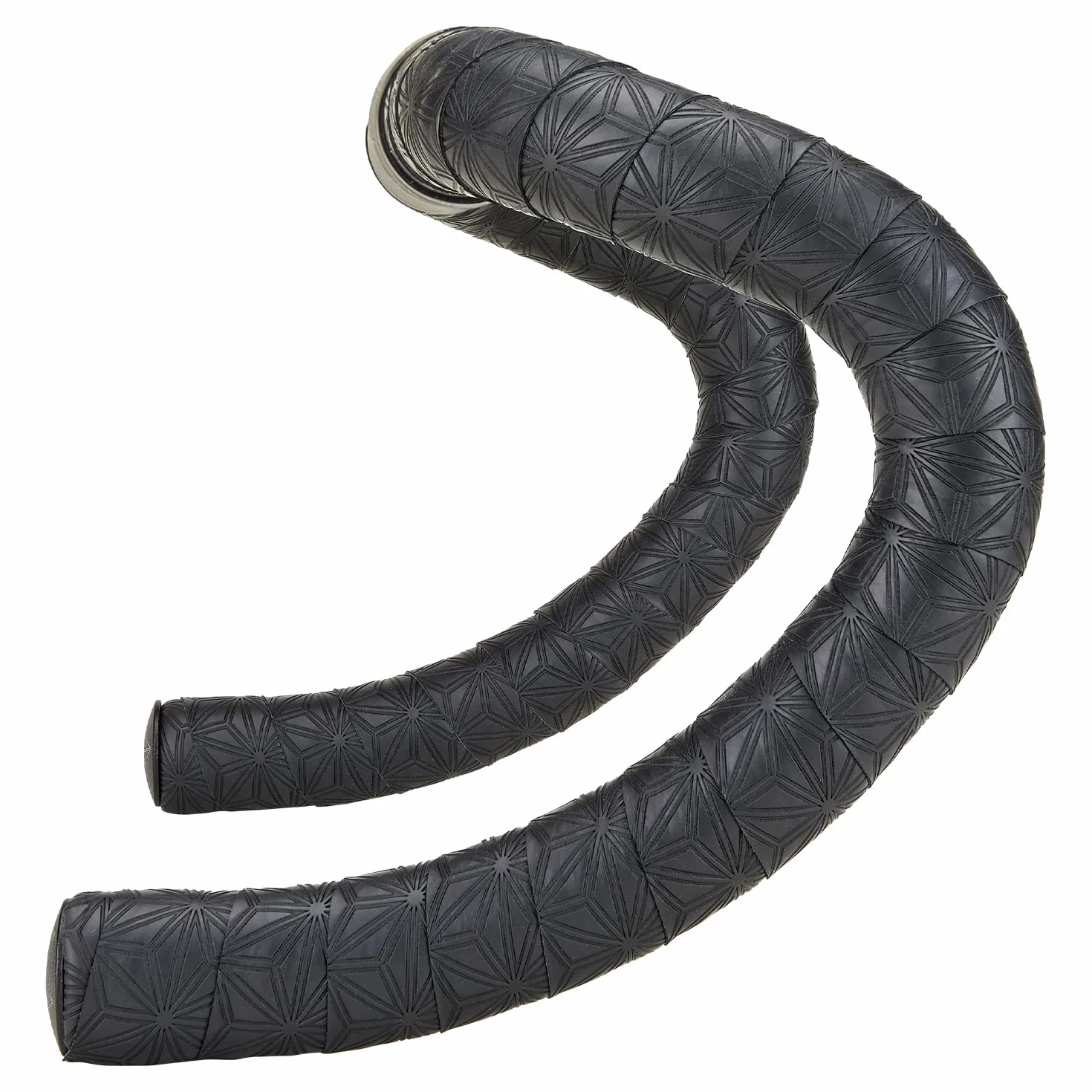 Supacaz 0753068722161 Nastro Manubrio Gravel Super Sticky Kush Nero + Tappo Unisex-Adult, Noir, Unica