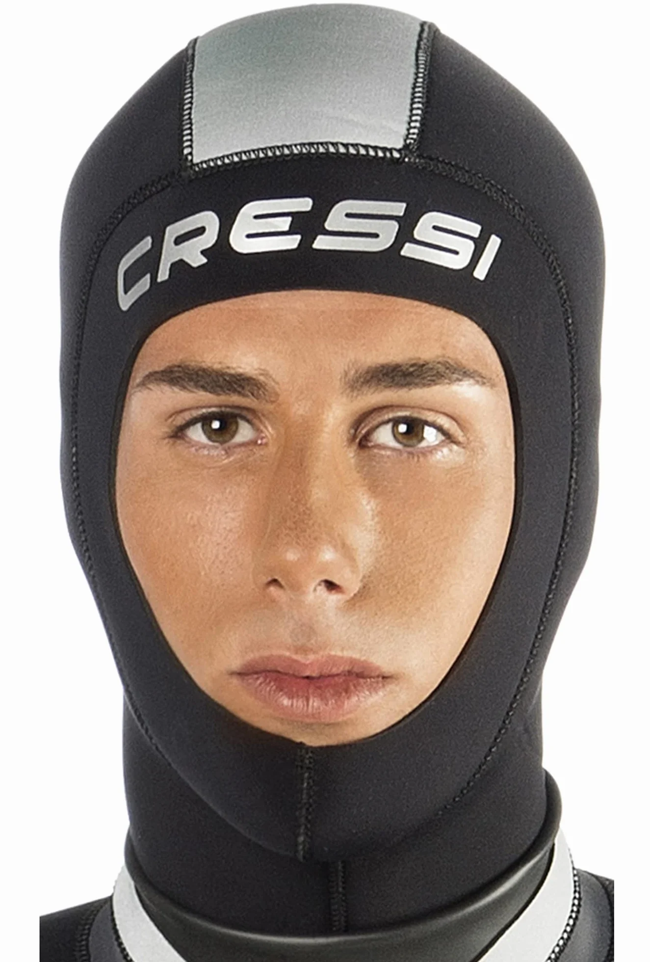 Cressi Sub S.p.A. Hood Unisex Cagoule de Plongée Néoprène 3mm Noir L/6-7