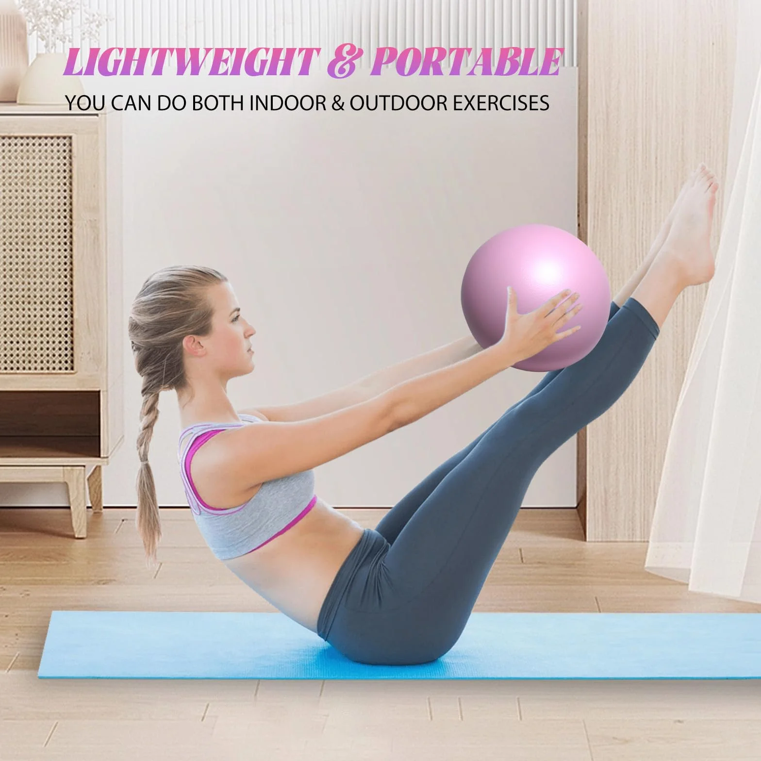 Pilates Yoga Kits,Ensemble Pilates Maison,Bande De Résistance,Pilates Accessoires pour Pilates,Anneaux de Pilates pour Jambes,Bras et Cuisses