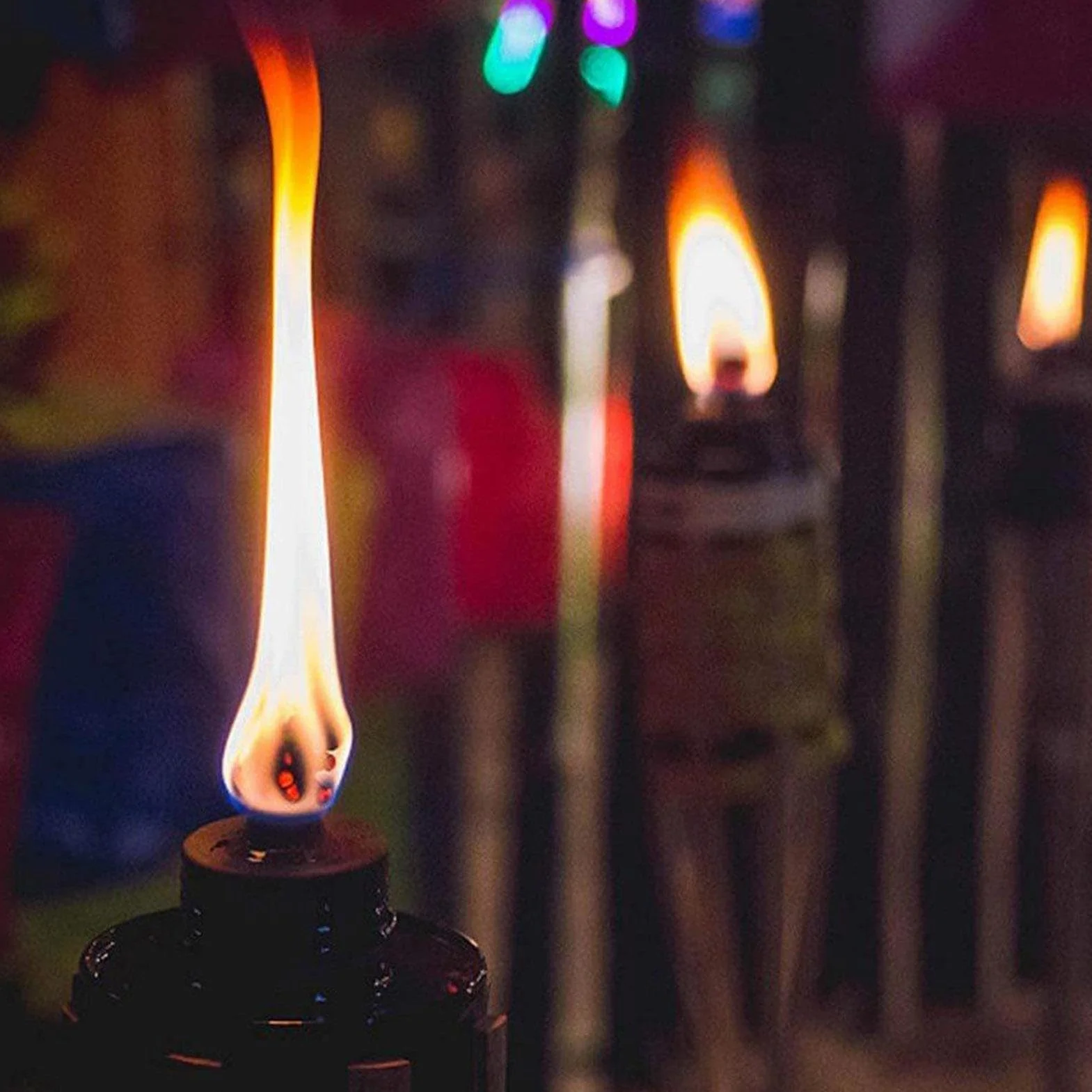 Mèches de rechange en fibre de verre pour torche extérieure - 10 pièces