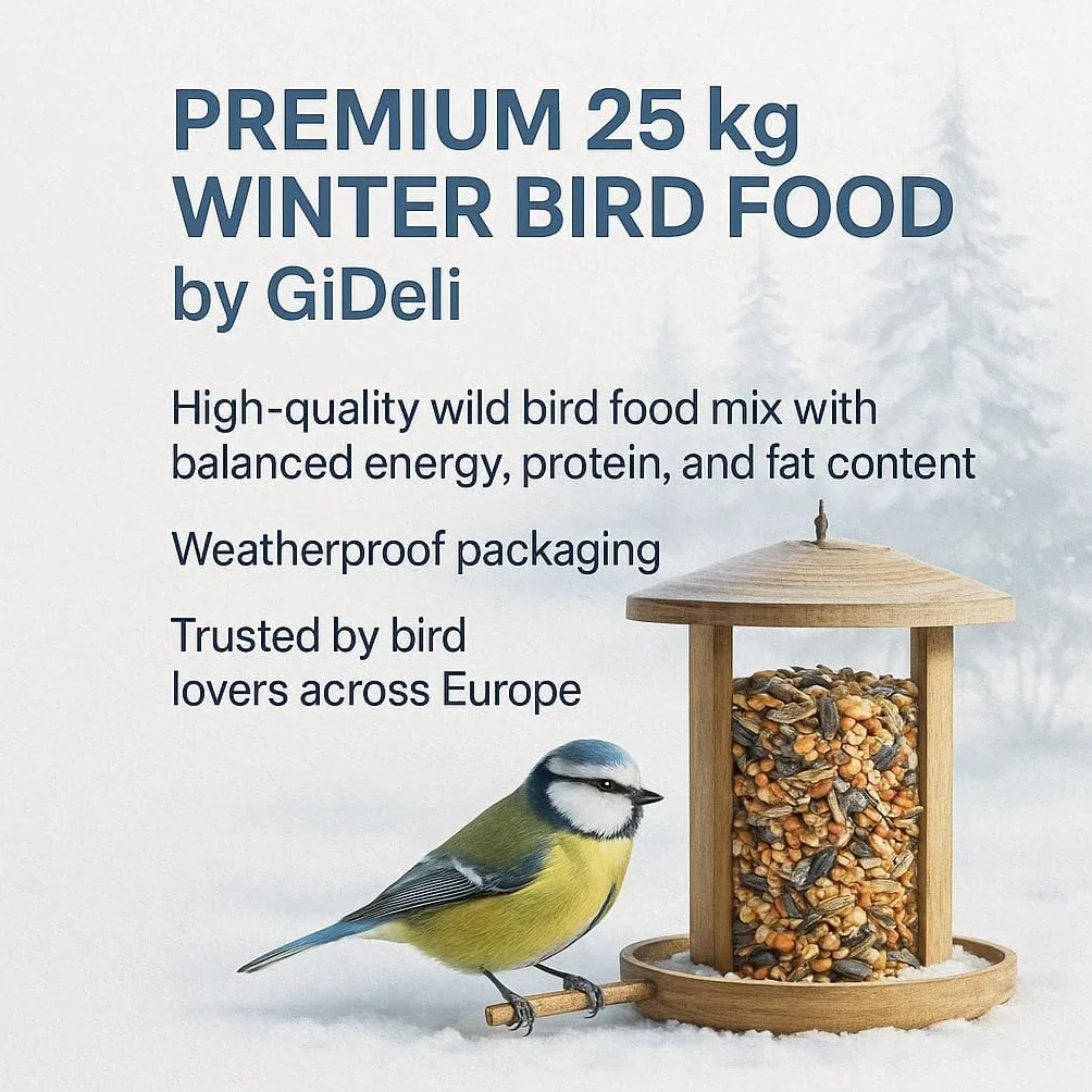 Nourriture pour oiseaux sauvages d'hiver 10 kg – graines de lin oméga-3 calcium