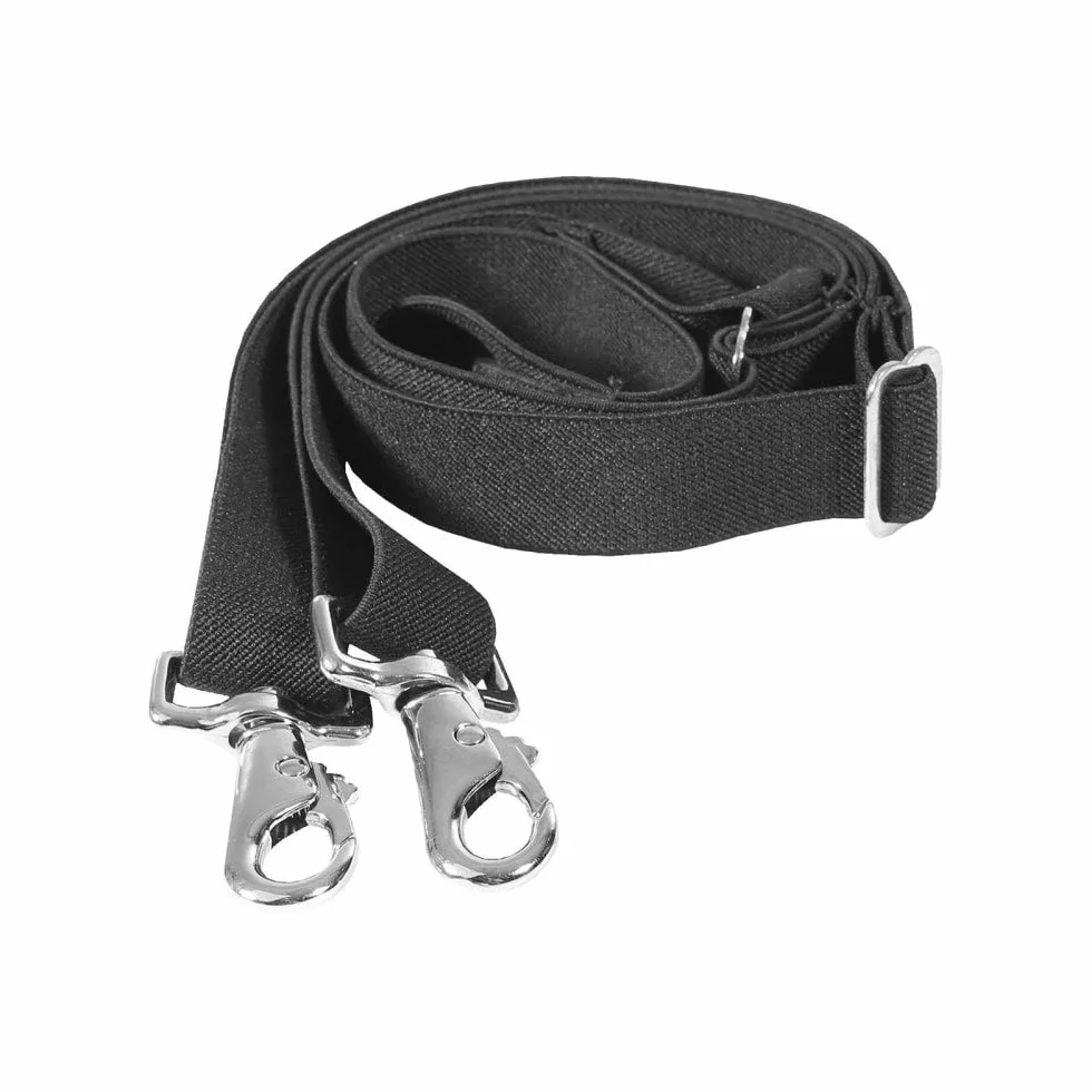 HORZE Courroies de Cuisse élastique, Noir,