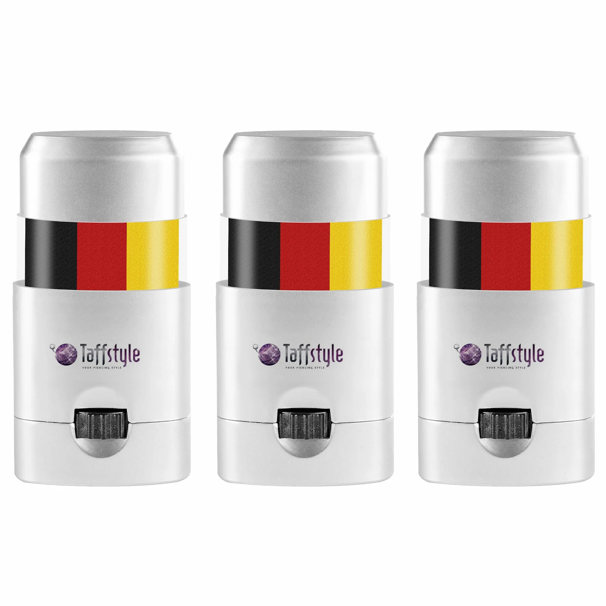 Taffstyle Set de crayons de maquillage pour fan de l'Allemagne