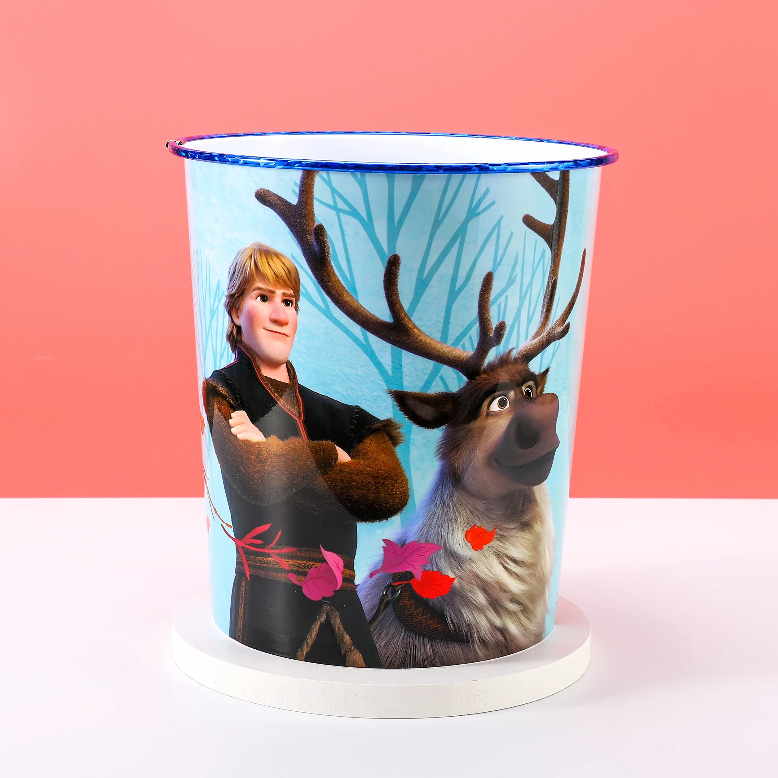 STOR Corbeille à Papier en Plastique La Reine Des Neiges 9923ml - Poubelle Décorative pour Chambre d'Enfant