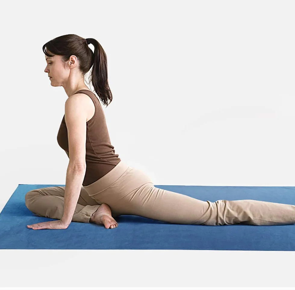 MEESU Serviette de Yoga Chaude antidérapante, Serviette Douce en Microfibre absorbante à 100%, Serviettes Anti-dérapantes pour Bikram, idéales pour Le Yoga Chaud Bikram Pilates
