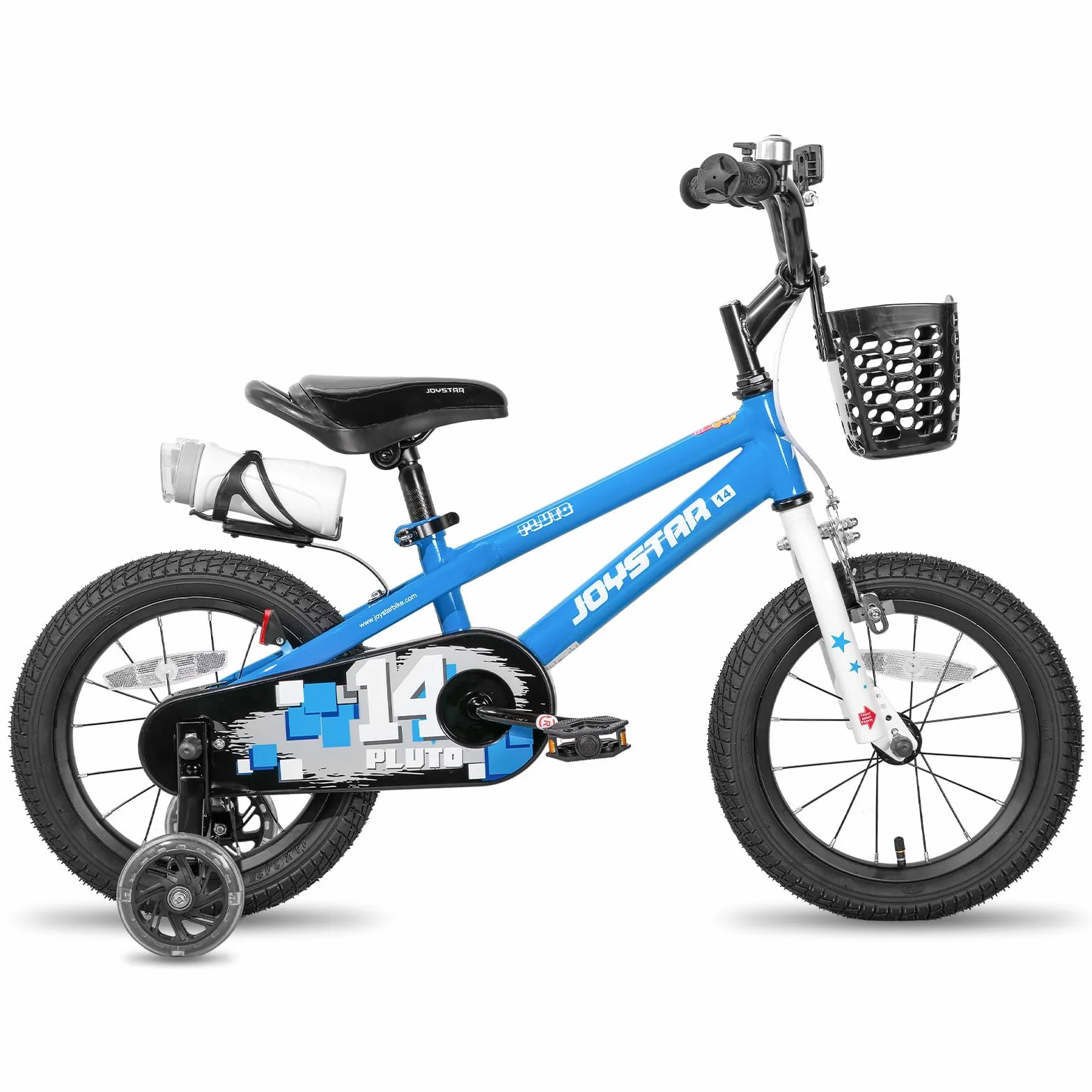 JOYSTAR Pluto 12/14/16/18/20 Pouces pour garçons et Filles âgés de 2 à 11 Ans. Vélo pour Enfants avec Roues d'entraînement et Panier. Plusieurs Couleurs Disponibles.