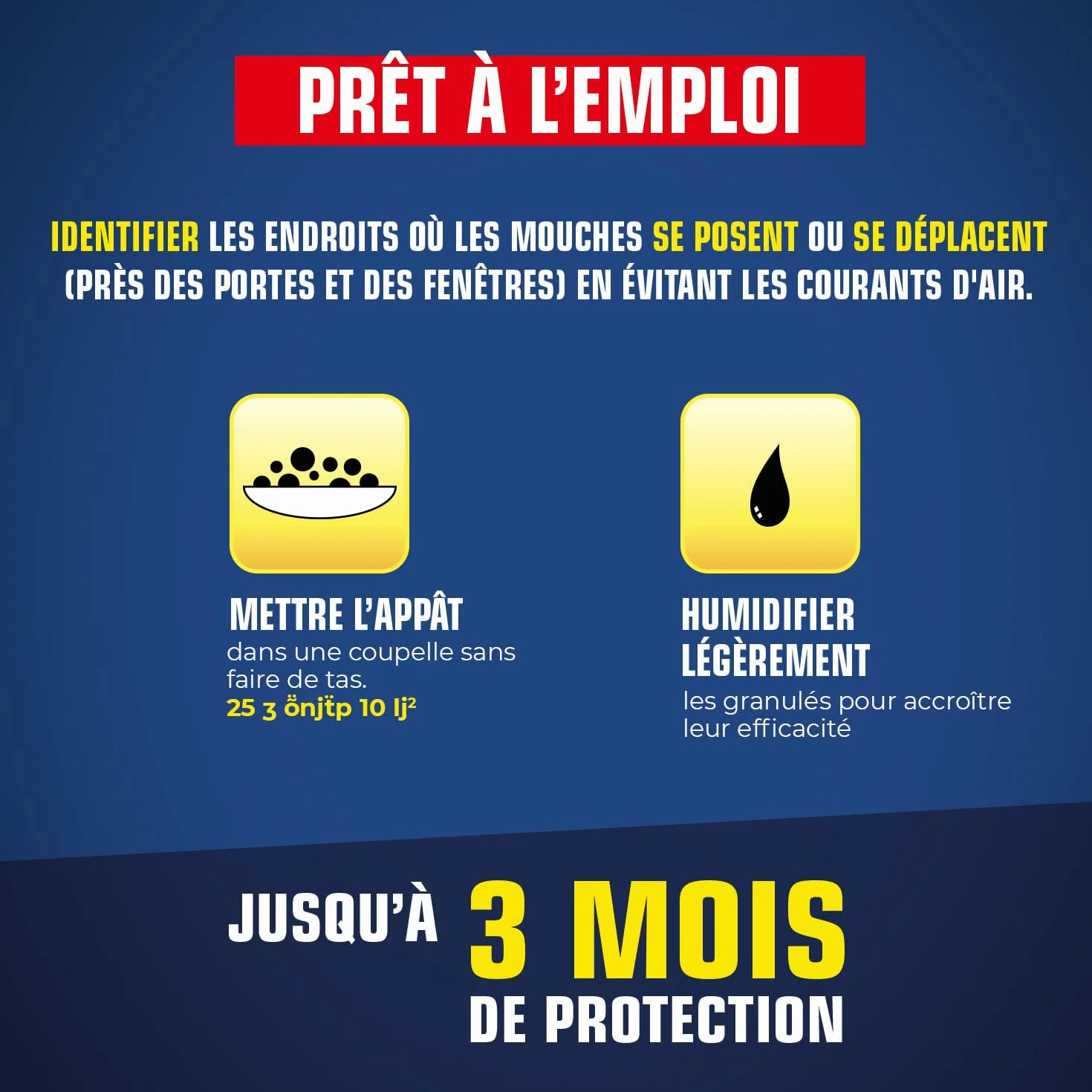 KAPO Granules Anti-Mouches Foudroyants 300 gr - Protection Longue Durée Sans Odeur