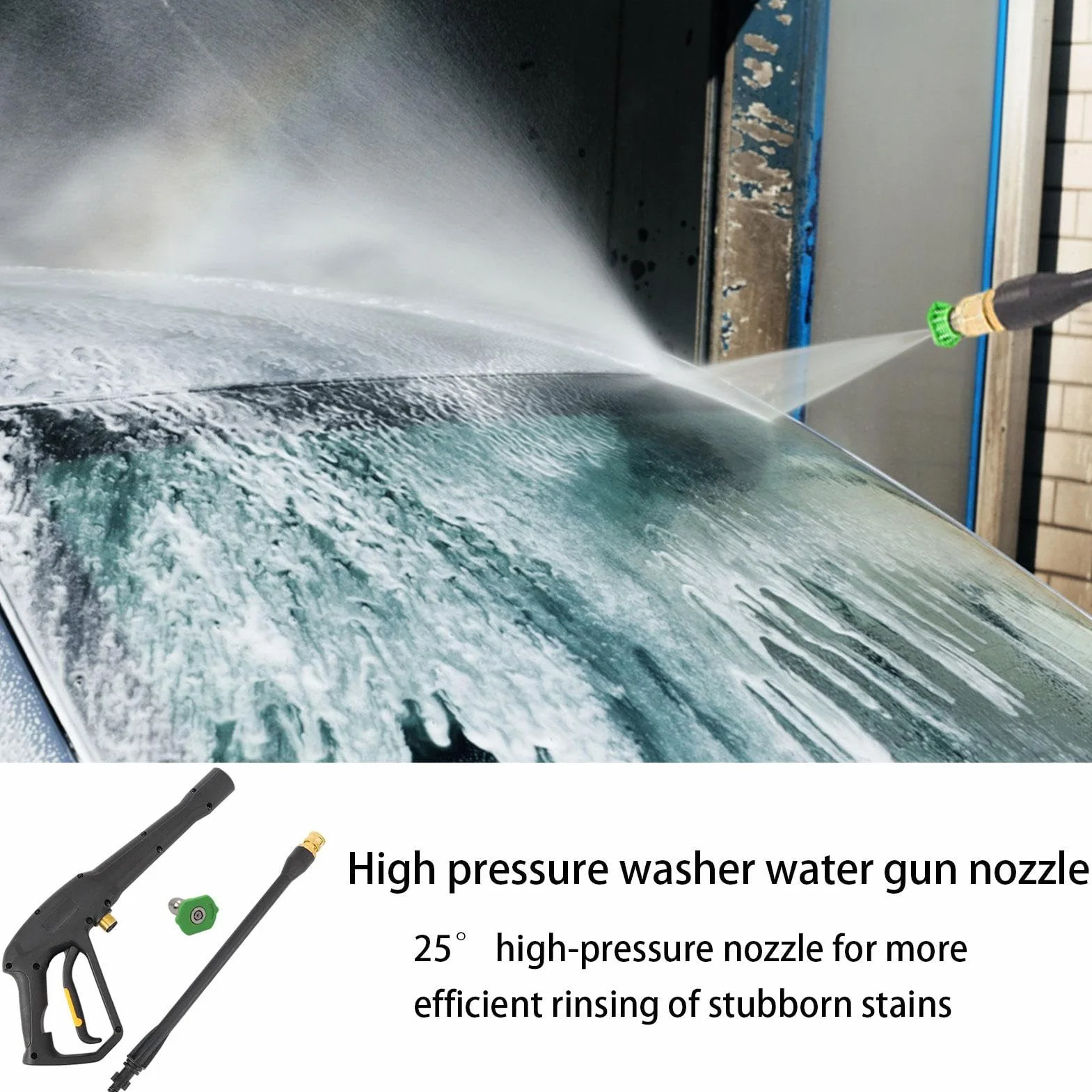 Buse Haute Pression 140 Idéale Pour Jardin, Piscine, Terrasse, Pelouse, Cuisine, Bâtiment Et Lavage Auto
