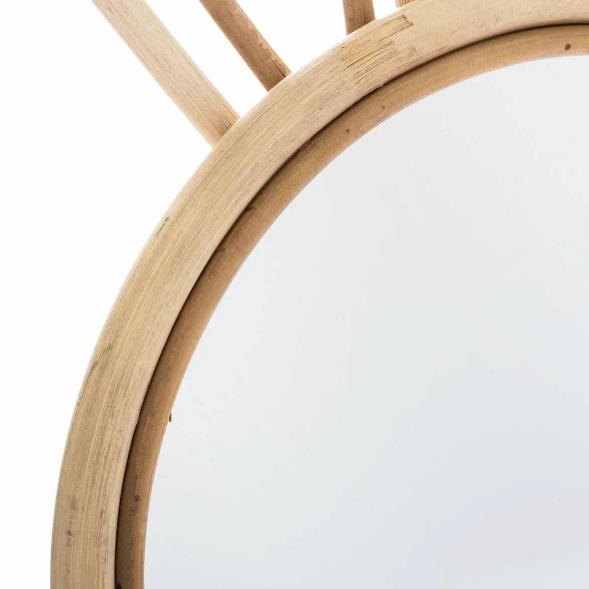 Atmosphera Miroir Enfant Lapin Bambou 24x38 cm