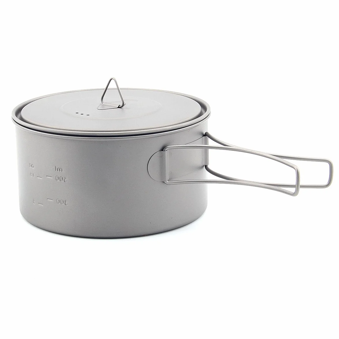 Toaks 900 ml ultraléger avec poignées résistant à la chaleur pliable portable Pot de titane avec un sac de rangement en