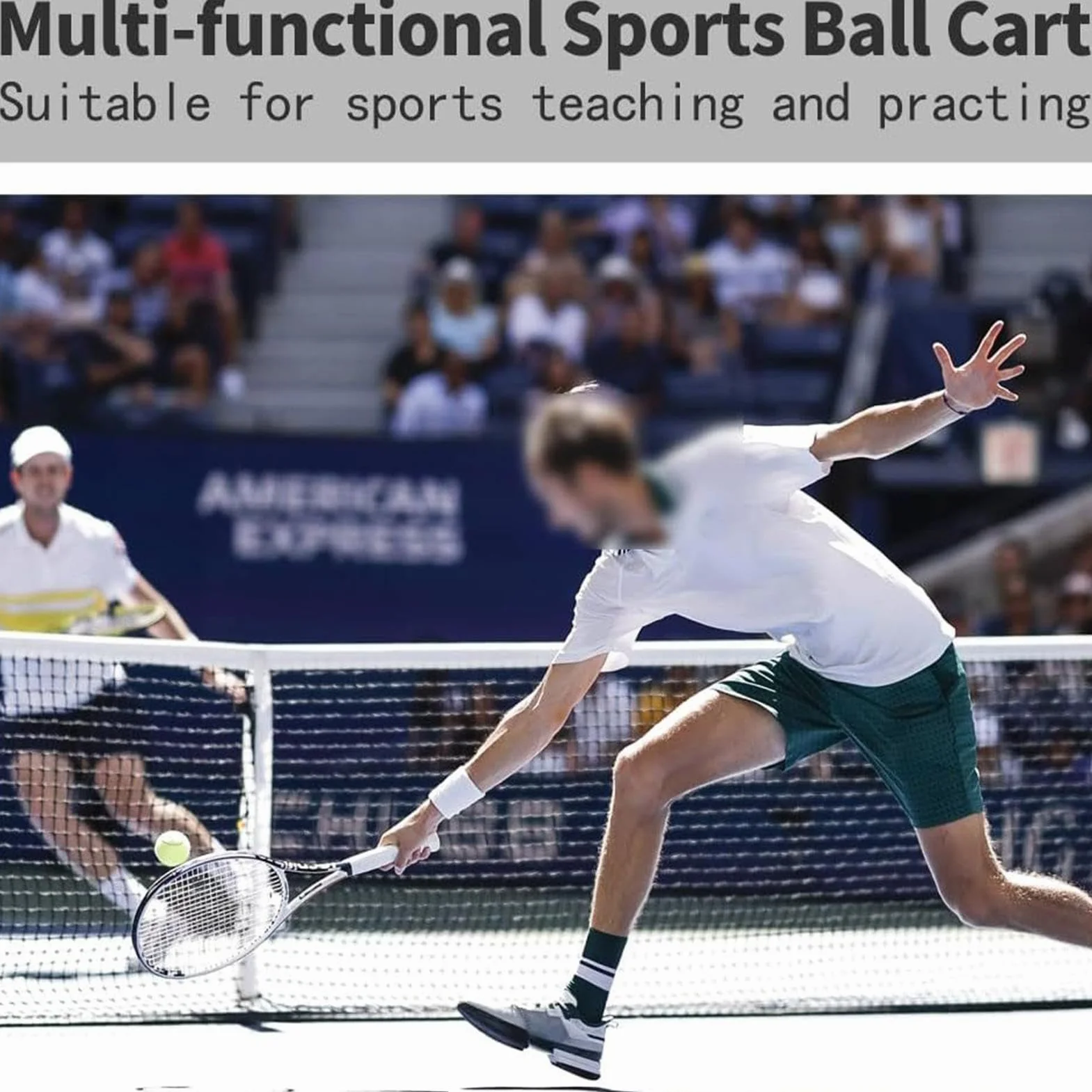 Sac de tennis grande capacité pliable, bac à balles portable pour ramassage rapide, organisateur d'entraînement intérieur extérieur, résistant