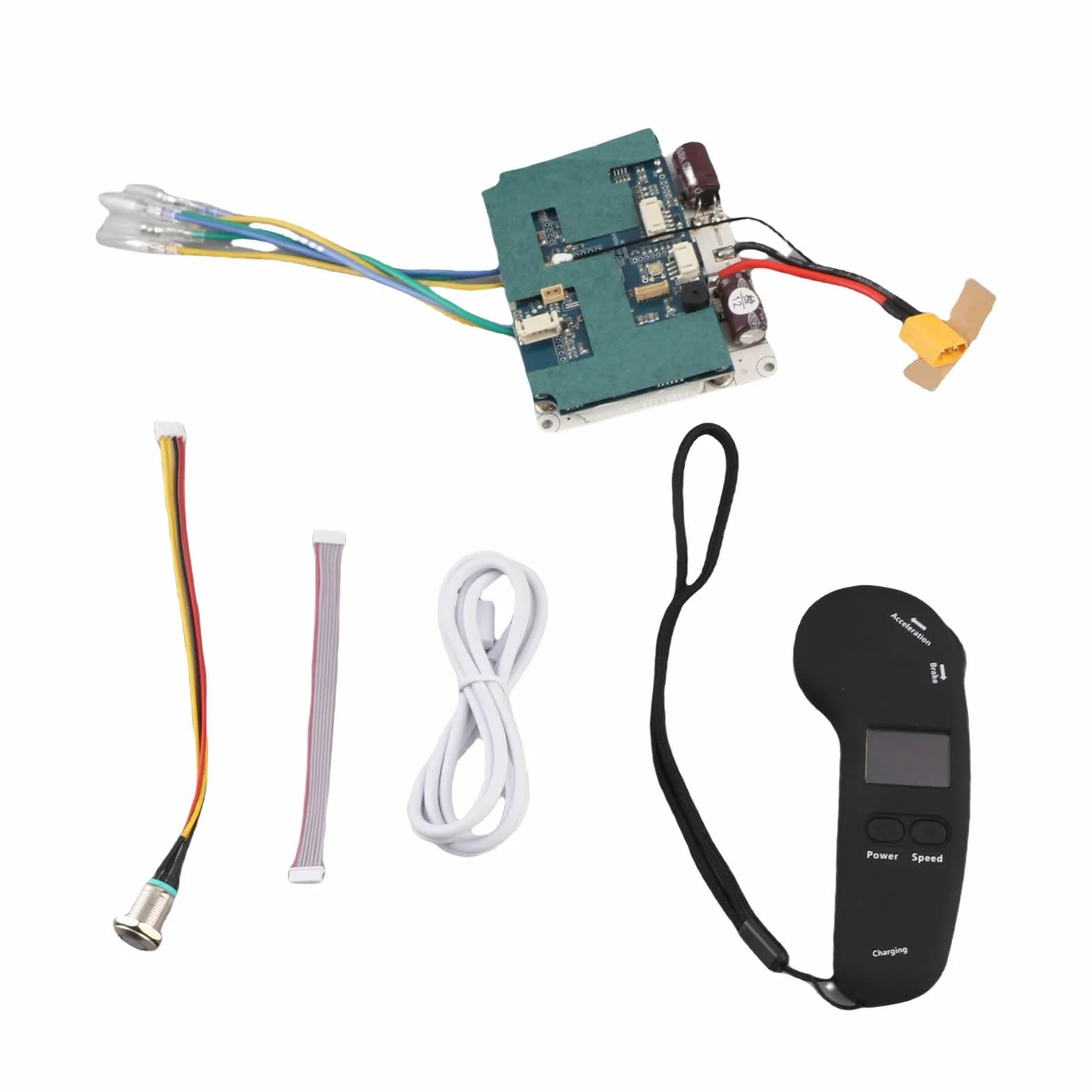 VGEBY Kit ESC de Planche à Roulettes Électrique à Double Entraînement 10S avec Télécommande pour Longboard