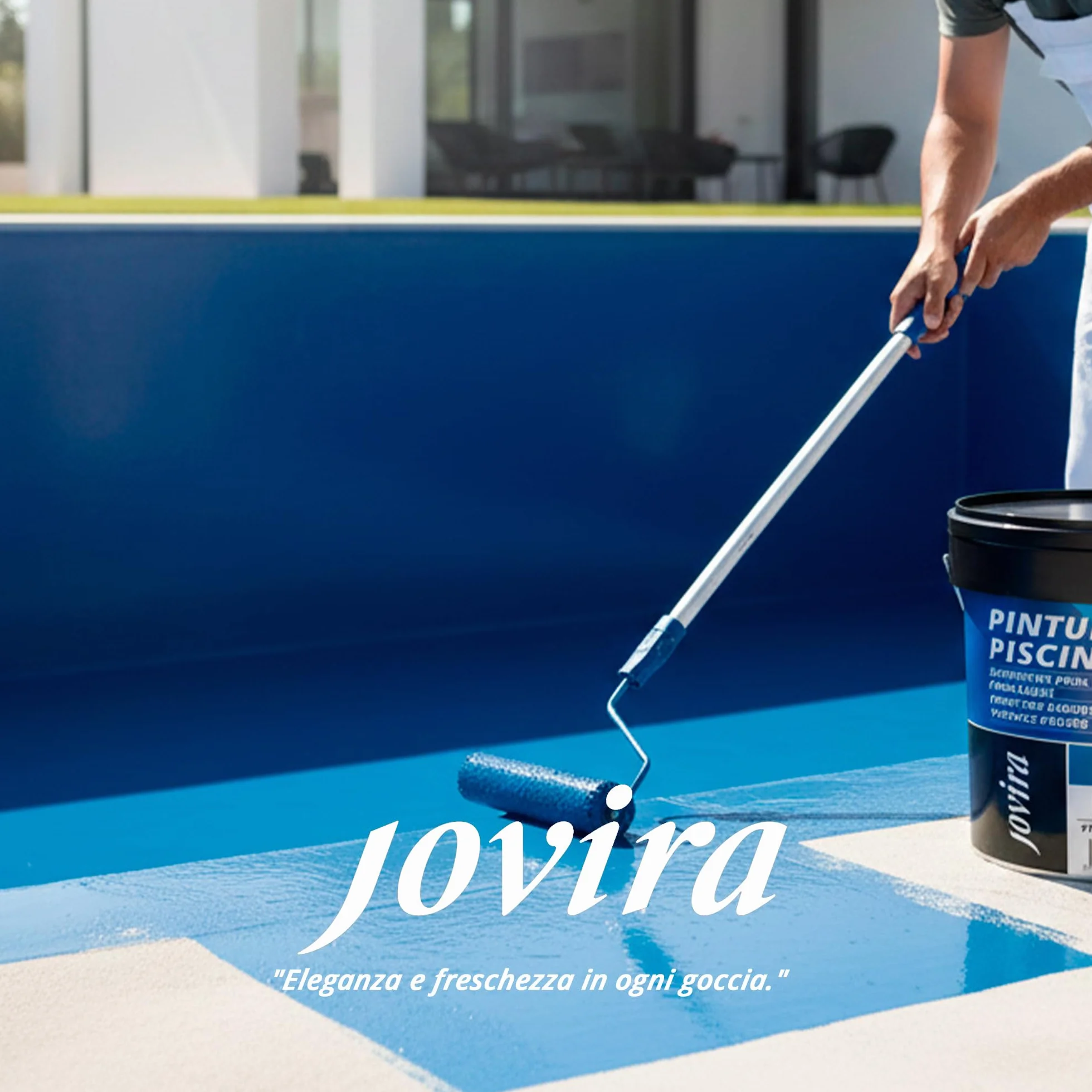 JOVIRA PINTURAS Peinture Bords Piscine Antidérapant 11 kg Blanc