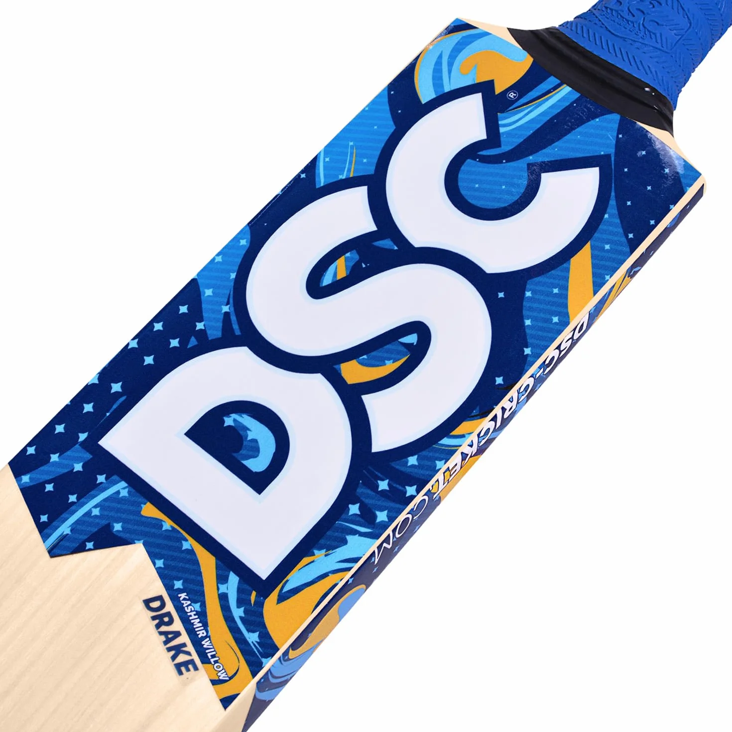 DSC Drake Cricket Bat for Mens and Boys | Material: Kashmir Willow Wood | Lightweight | Free Cover | Ready to Play | for Intermediate Player | Ideal for Leather Ball