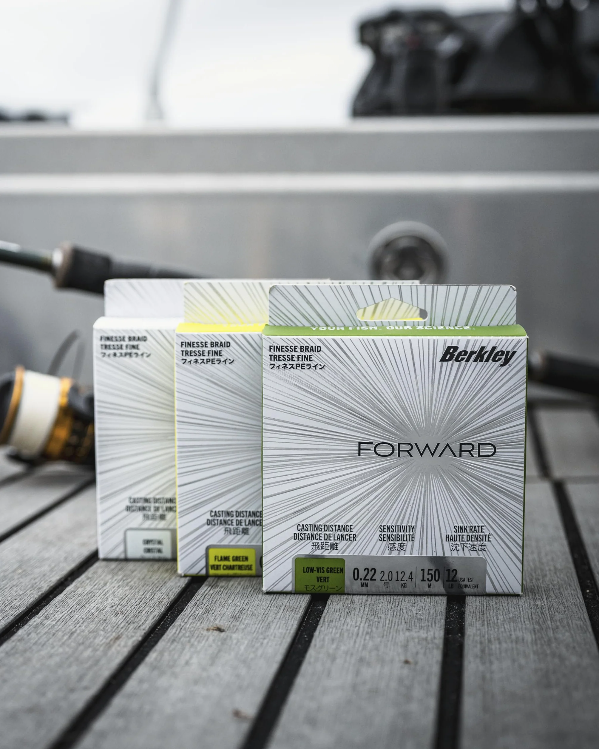 Berkley Forward Braid Ligne de pêche | Ligne Ultra-Sensible pour la pêche au Lancer, au leurre et en Finesse | Lancer Longue Distance et sensibilité | Plusieurs Couleurs et Tailles Disponibles