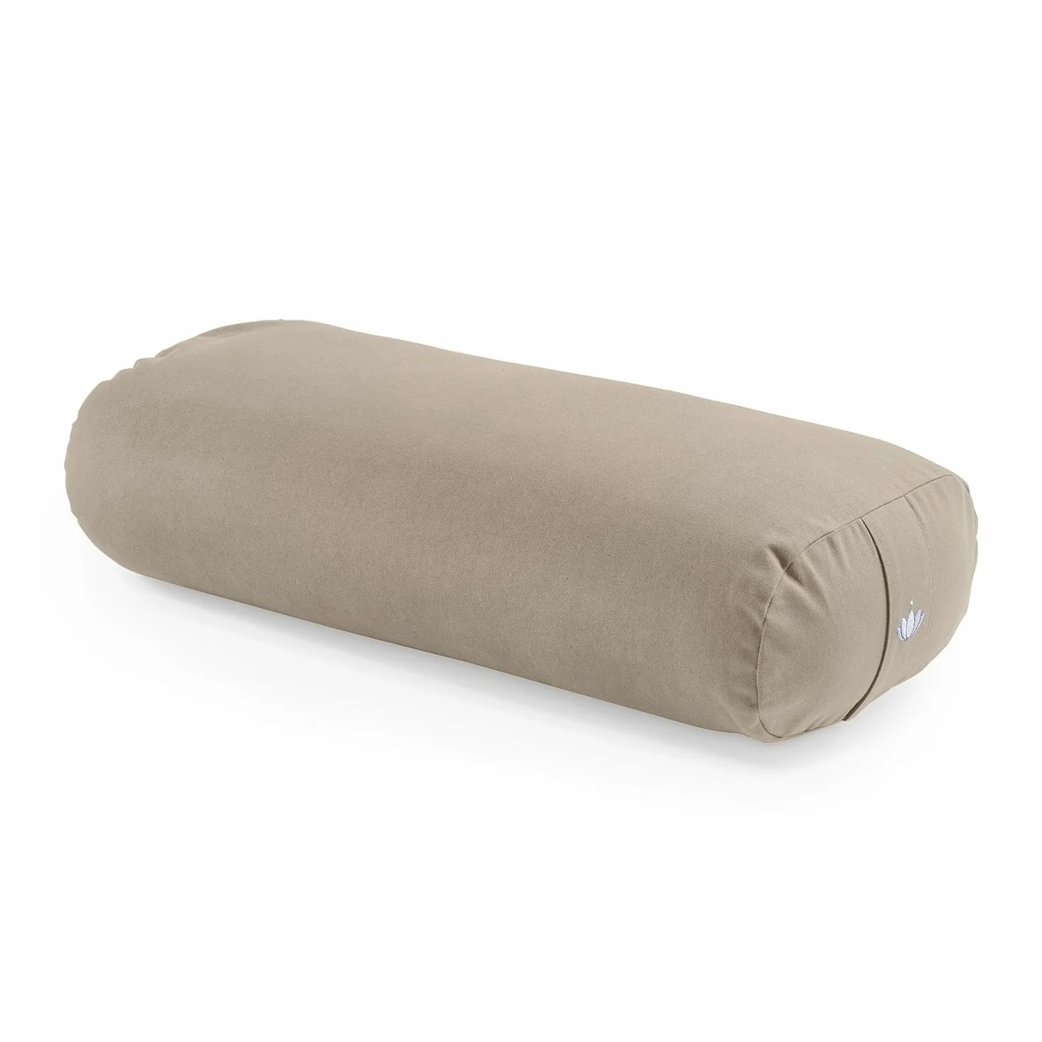 LOTUSCRAFTS Bolster de yoga pour Yin Yoga, rouleau, housse lavable en coton bio, coussin avec rembourrage en kapok, rouleau pilates, coussin de medidation
