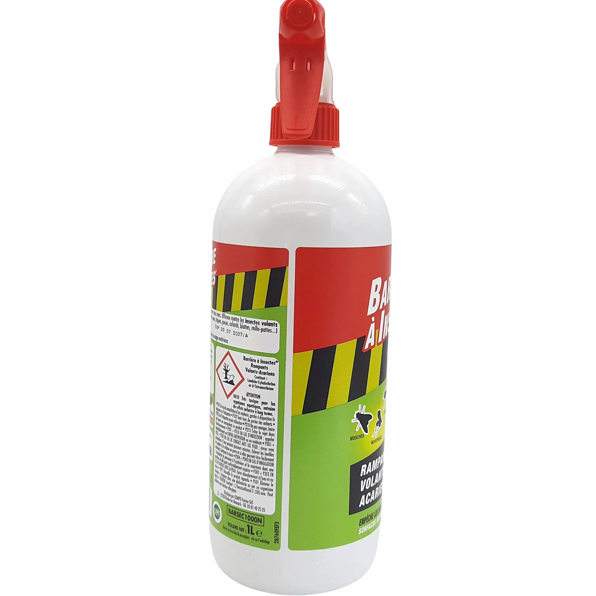 BARRIERE A INSECTES Vaporisateur Insectes Rampants Volants Acariens 1 L BARSEC1000N
