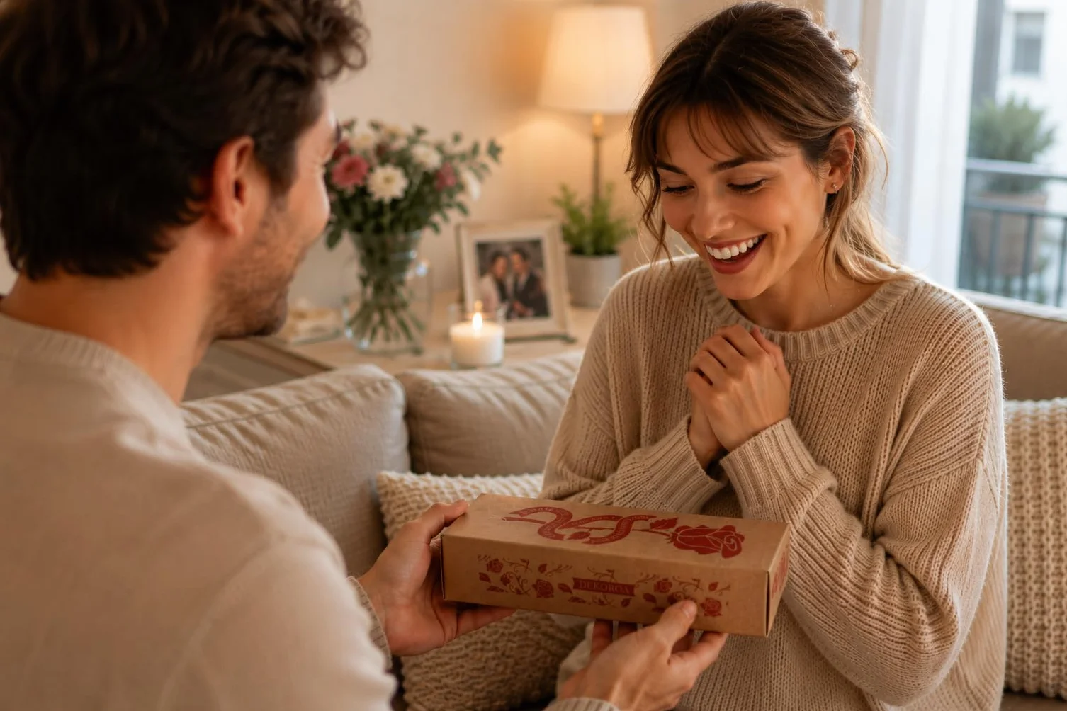 Rose Éternelle en Fer Forgé Faite à la Main avec Carte de Dédicace, Coffret Cadeau Romantique