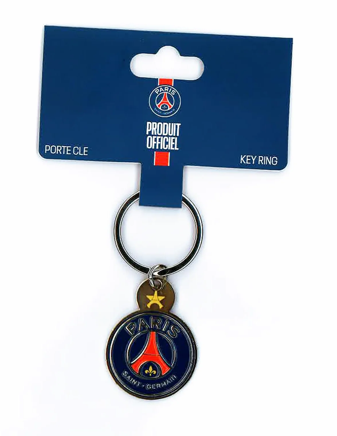 PSG Porte-clés Logo étoile - Collection Officielle Paris Saint Germain