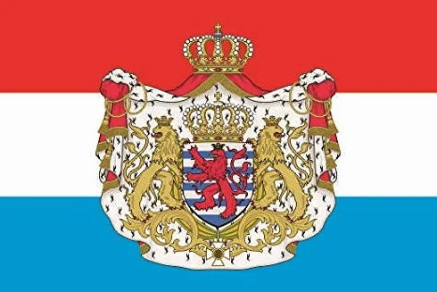 U24 Autocollant pour voiture Motif drapeau du Luxembourg 8 x 5 cm