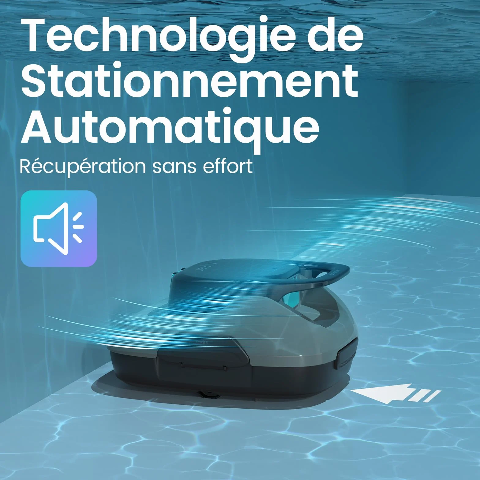 AIPER Scuba SE Robot Piscine Aspirateur sans Fil 90 Min Nettoyage Automatique Compact Léger Piscines Hors Sol 80㎡