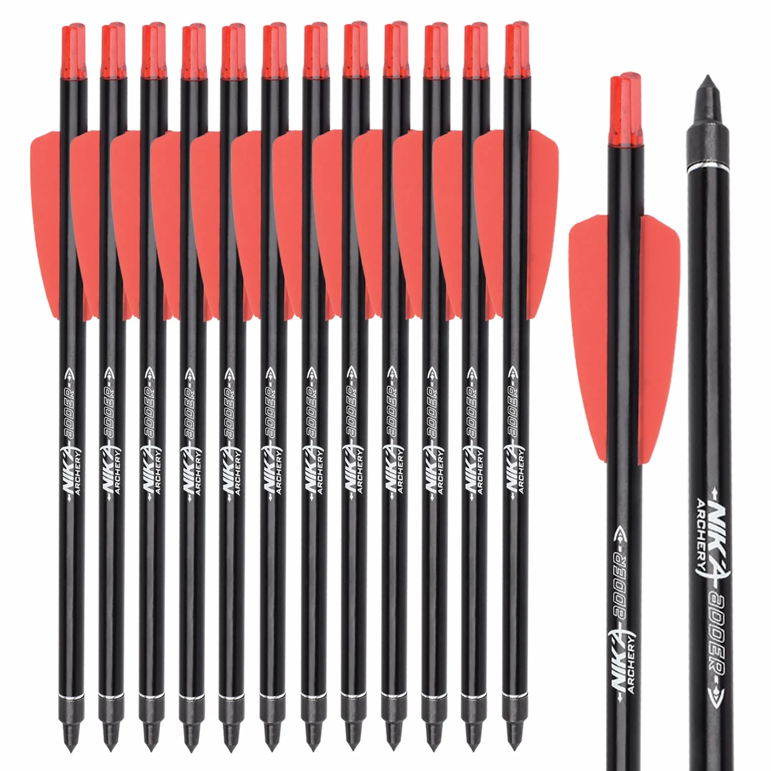 Arbalète Flèches en aluminium 7,5" pour Ek Archery Adder Cobra System 2" tir à l'arc
