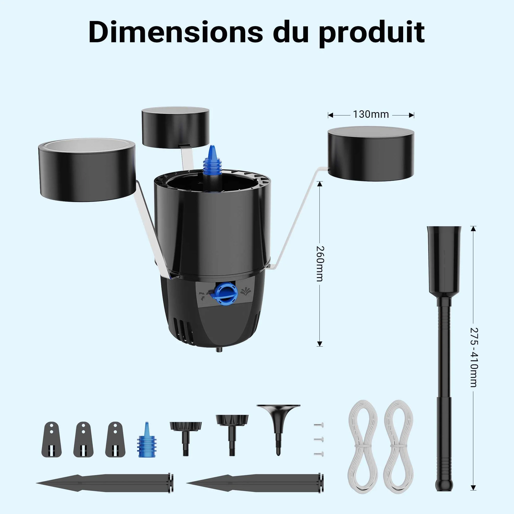 SunSun CBF-350B Filtre de bassin 60000 L NEO10000 pompe 10000l/h 80W CUV-236 lampe UV 36W 25m tuyau 25 mm CSP-250 écumeur 2500l/h 45W Y-distributeur