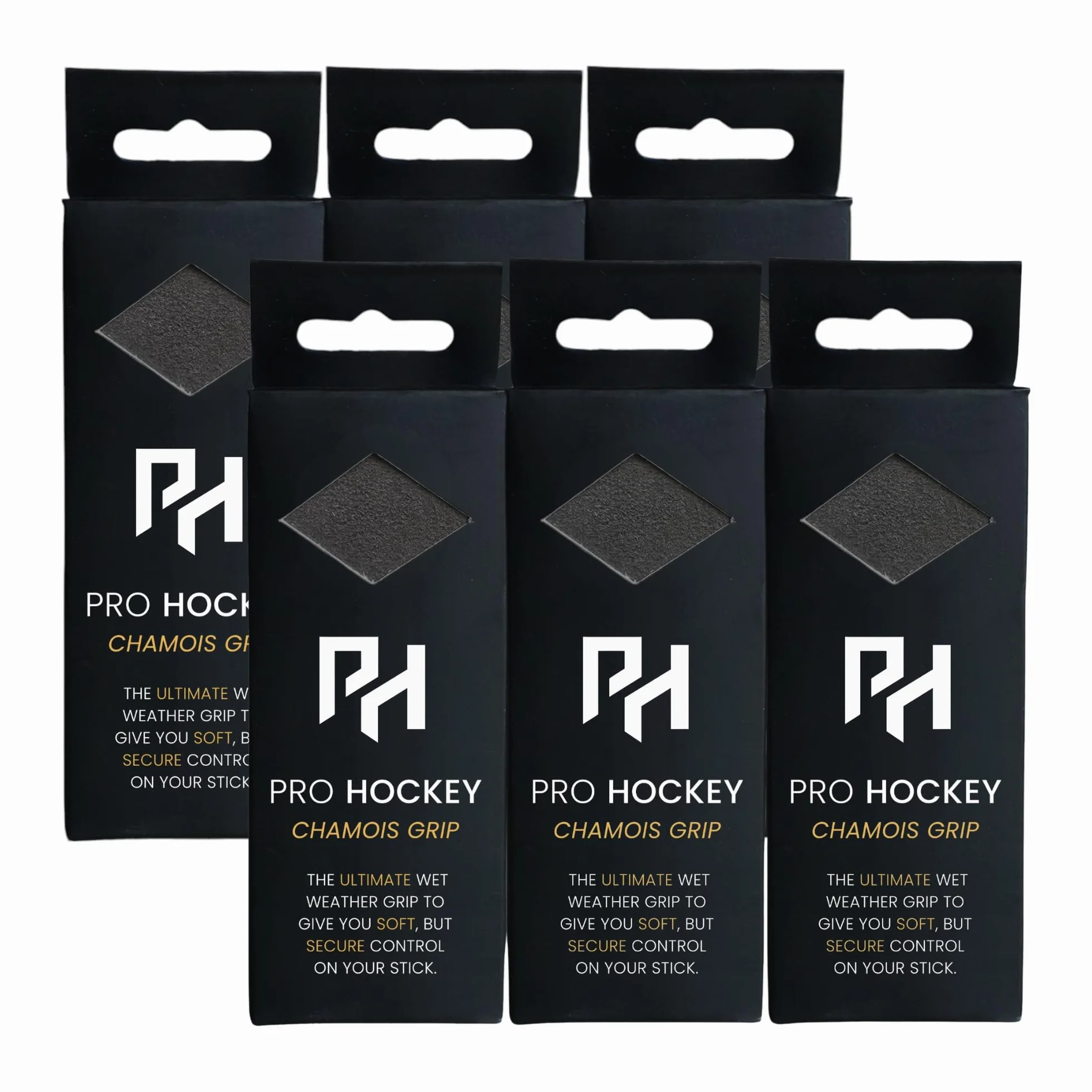 ProChamois Grip de hockey sur gazon Gris lot de 6 170 cm