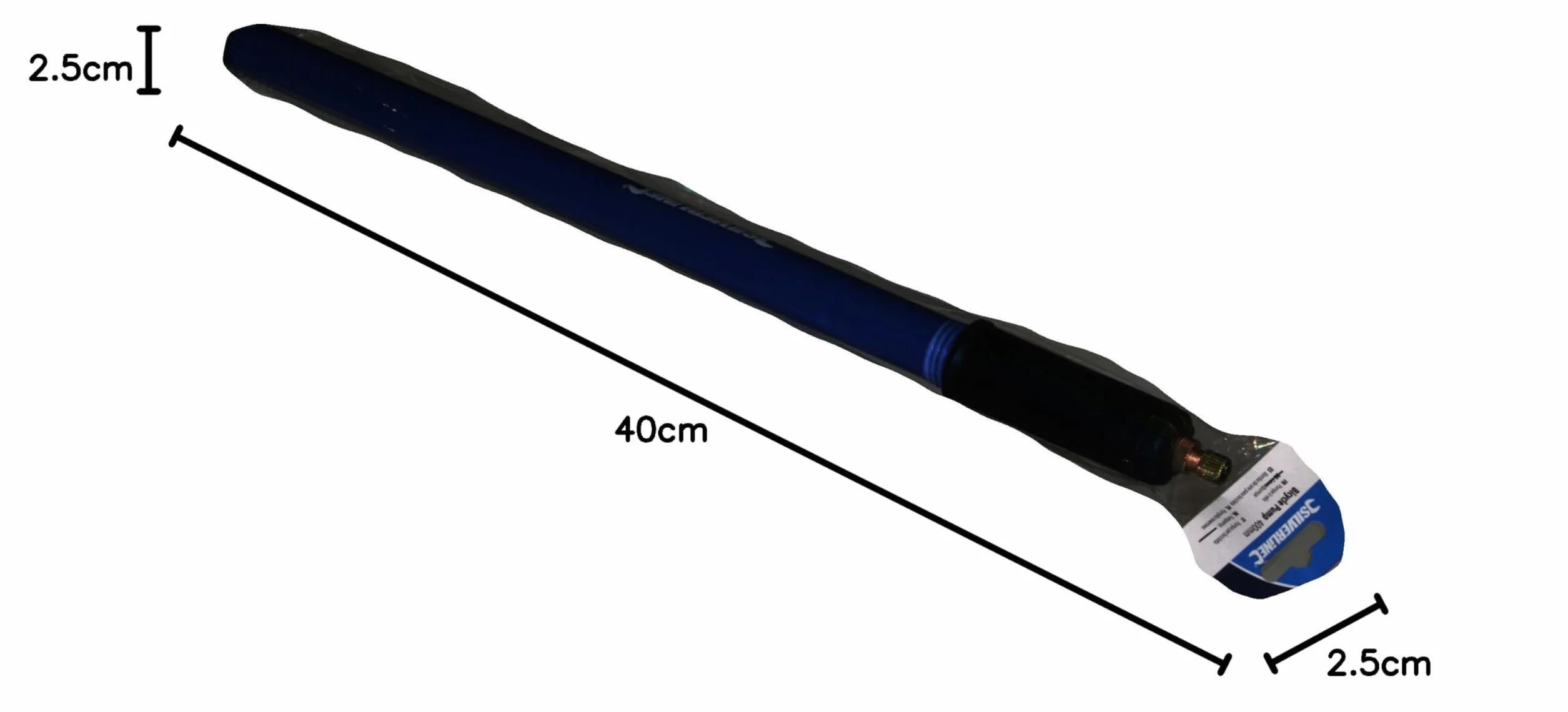 Silverline 380241 Pompe à vélo 400 mm