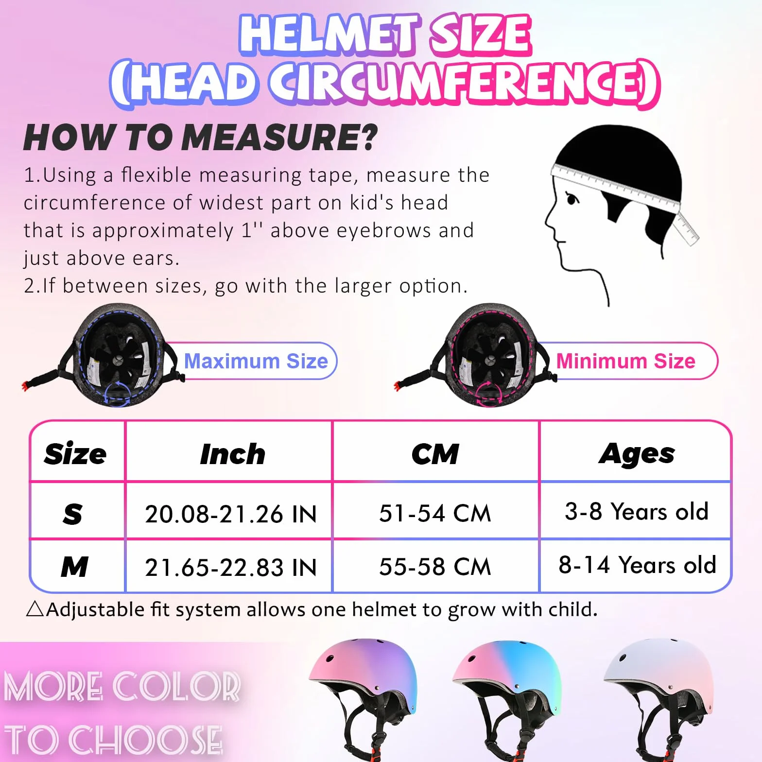 Casque Vélo Enfants Réglable Protection Multi-Sports Cyclisme Skateboard Patinage Trottinette