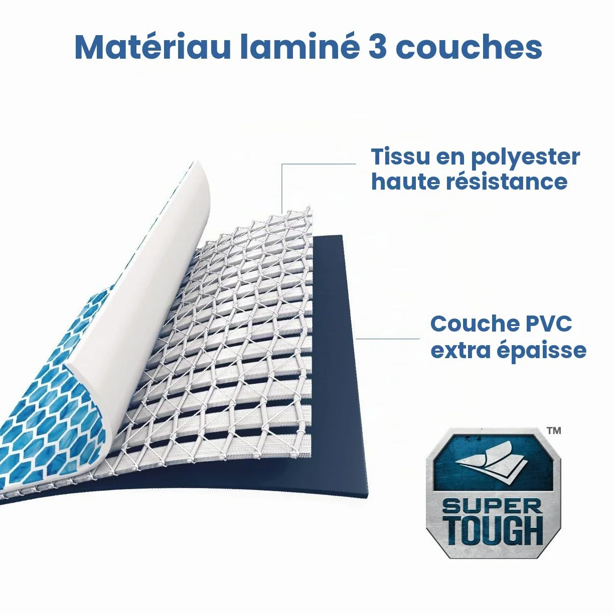 Intex Ensemble de Piscine avec Cadre en métal Bleu Marine 3,66 m x 1,22 m