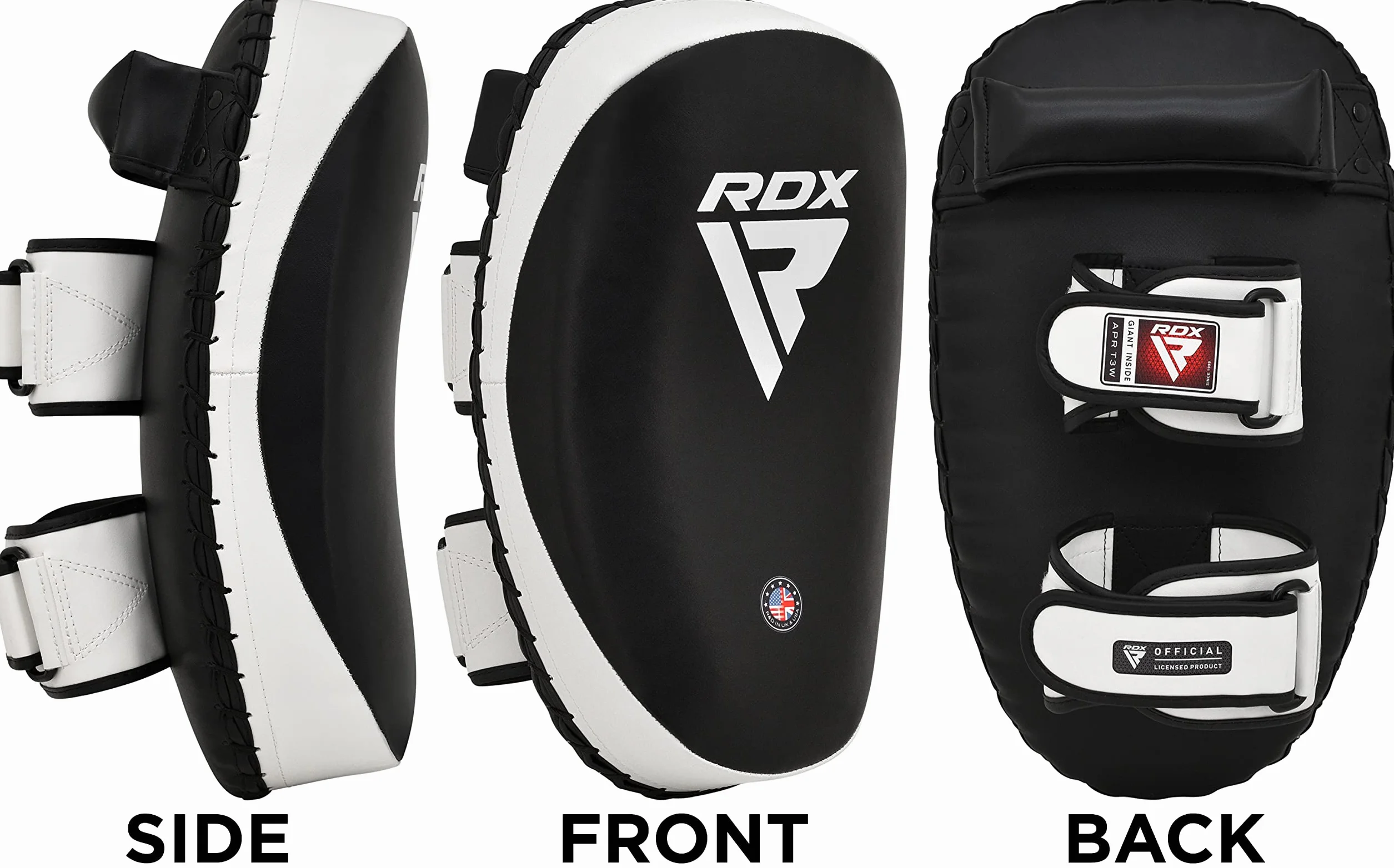 RDX MMA Bouclier Frappe Paos Kick Boxing Muay Thai Pad Entraînement Muay Thai Sanda Kick Shield Boxe Thaïlandaise Arts Martiaux Cible Pattes d'ours pour entraînement de Boxe Tækwondo Muay