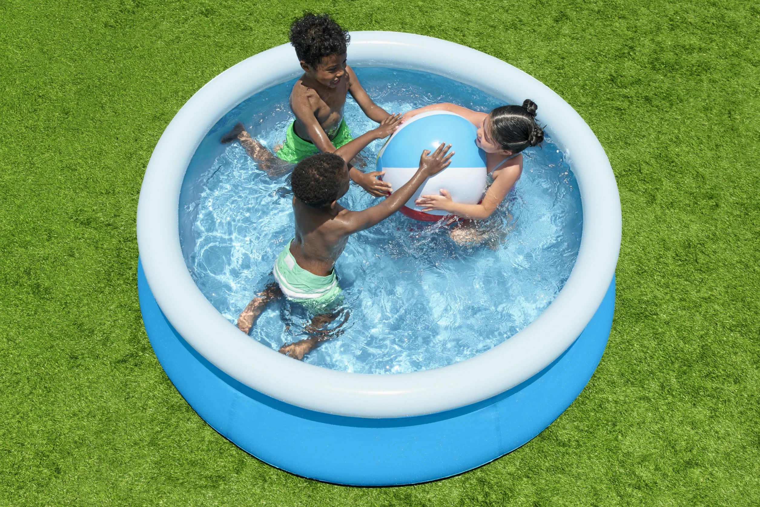 Bestway Kit Piscine Gonflable Ronde Fast Set 183x183x51 cm Bleu