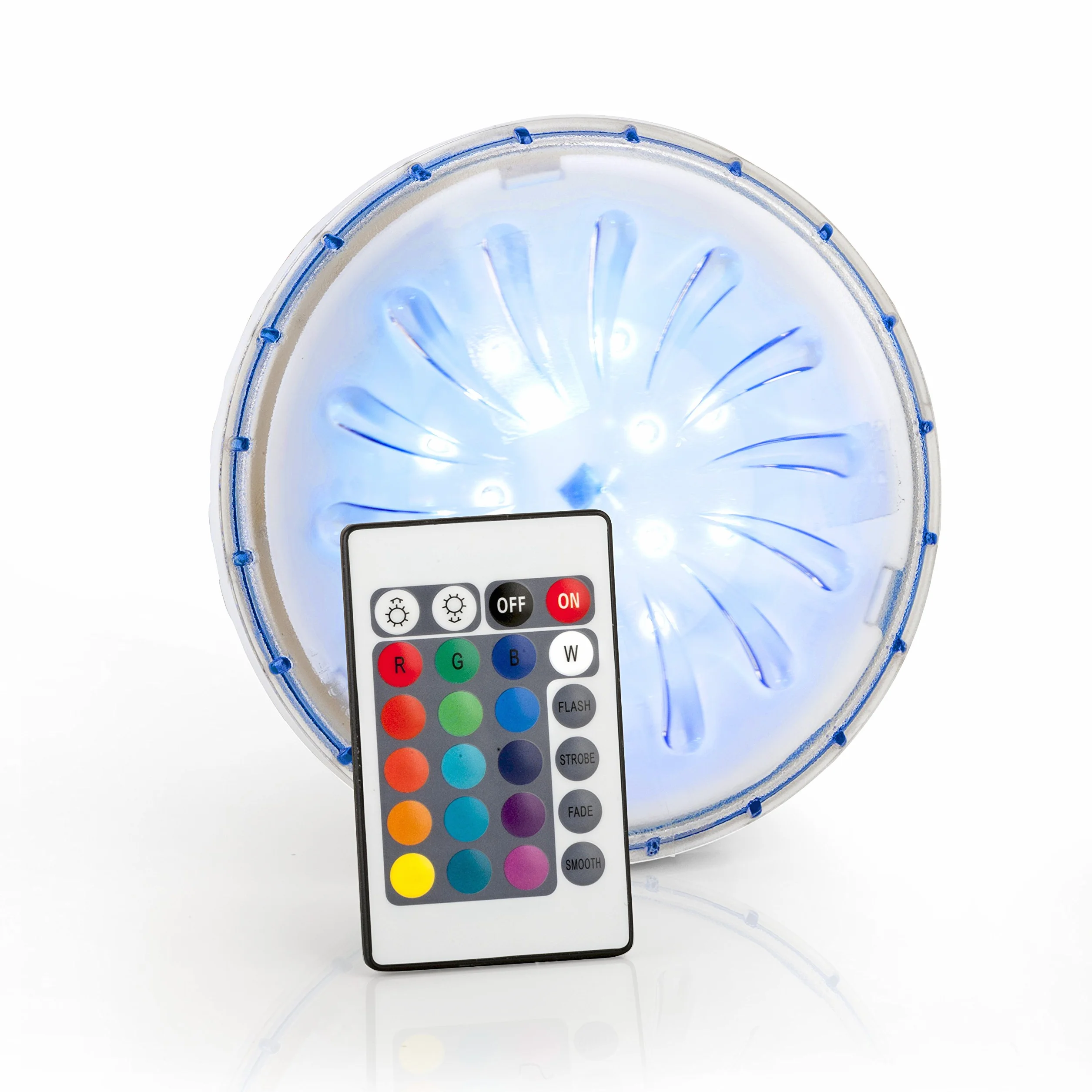 Projecteur LED de couleur pour piscines hors sol 1,8 W 15 x 15 x 3 cm Gre PLED1C