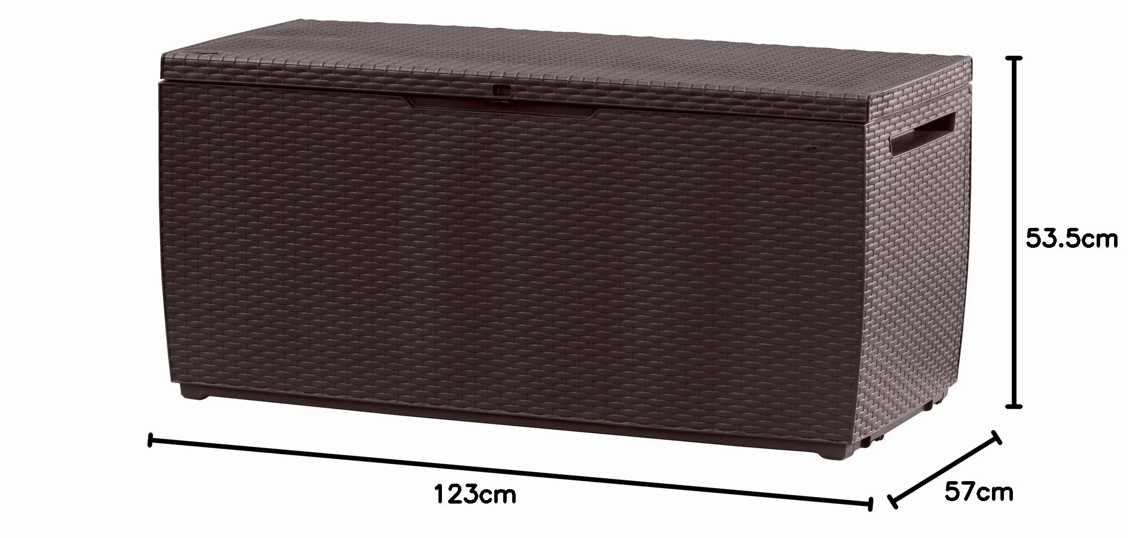Keter Coffre Capri anthracite rotin