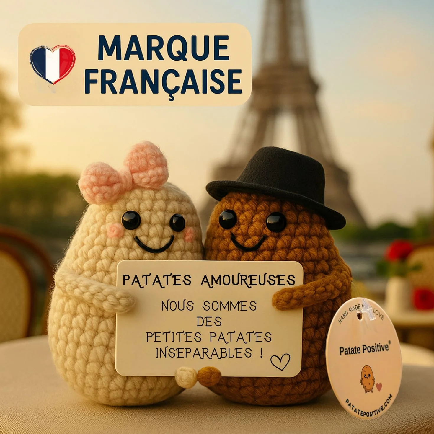 Patates Amoureuses Cadeau Romantique Elle & Lui Saint-Valentin Anniversaire Mariage Noces I Love You