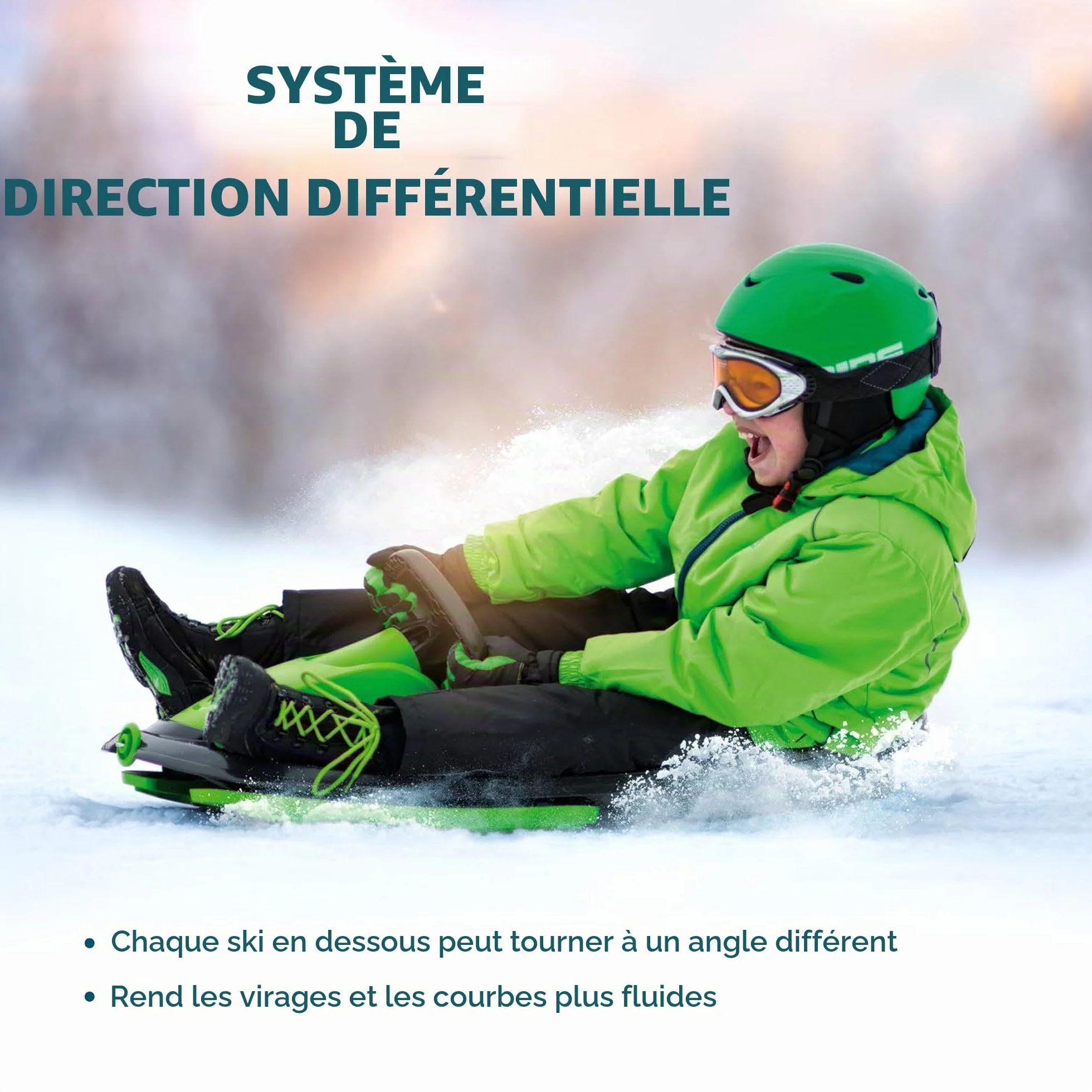 Frendo Stratos Luge pour 2 Personnes