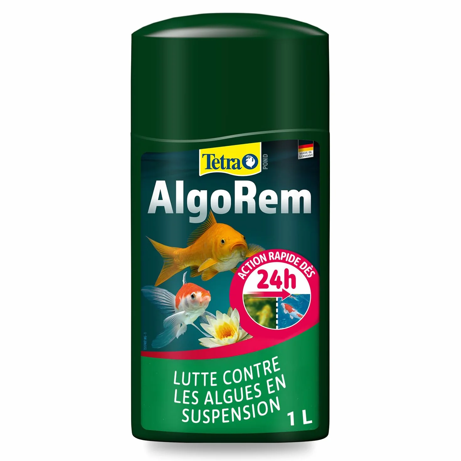 Tetra Pond AlgoRem 1 L Traitement Eau Bassin Jardin Elimine Eau Verte Algues