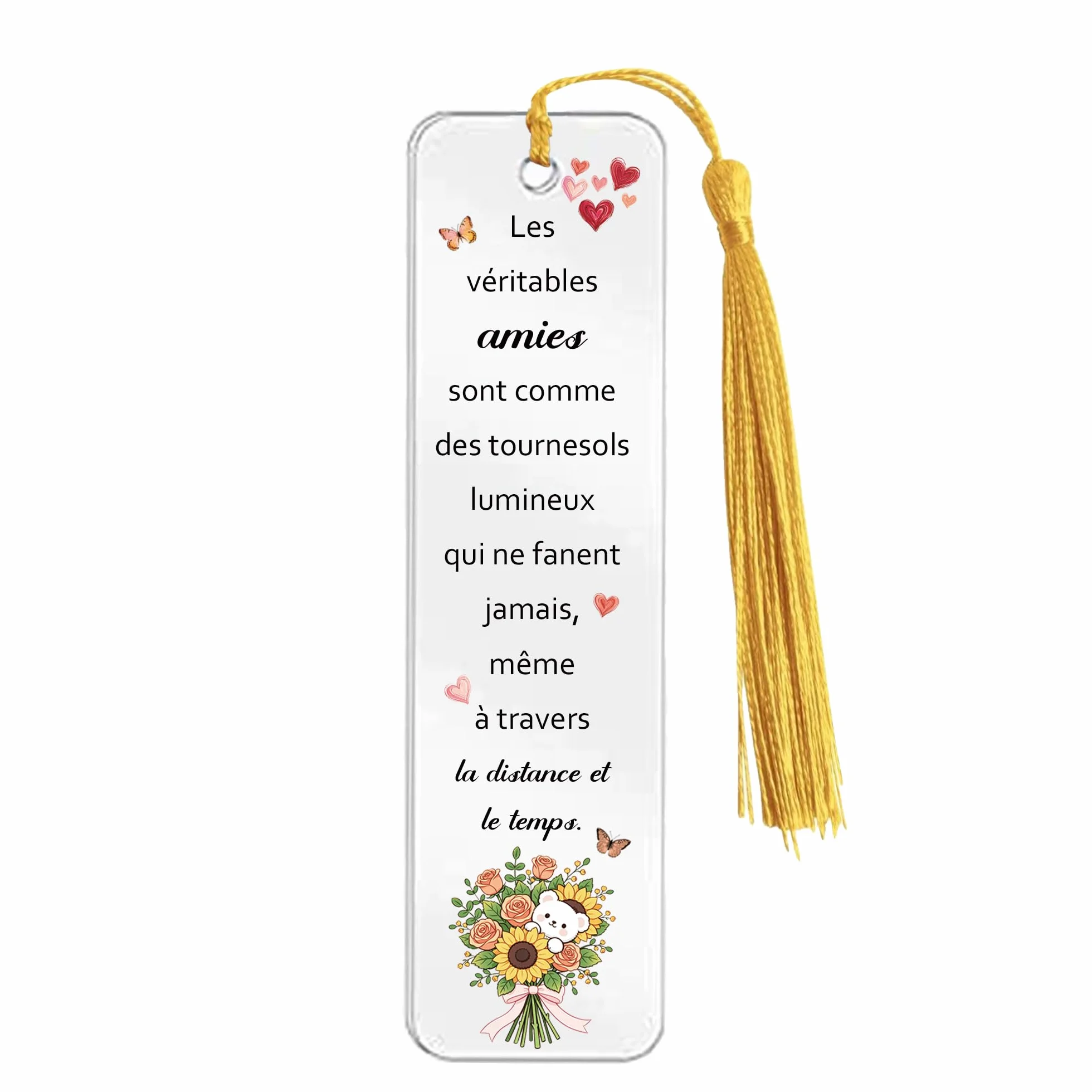 Marque-pages Papillon Ensemble 2PC Cadeaux Amitié pour Meilleure Amie