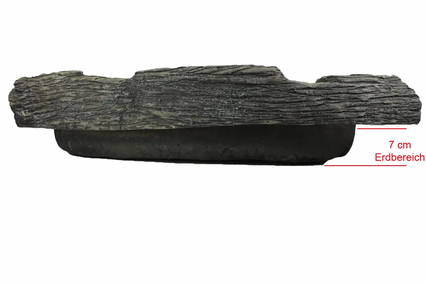 Arnusa Bassin de jardin artificiel 90 x 54 cm 70 l