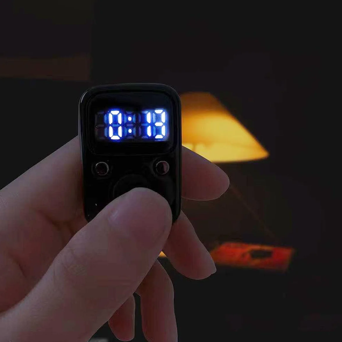 Compteur manuel intelligent étanche numérique portable pour tricot inventaire sport golf noir