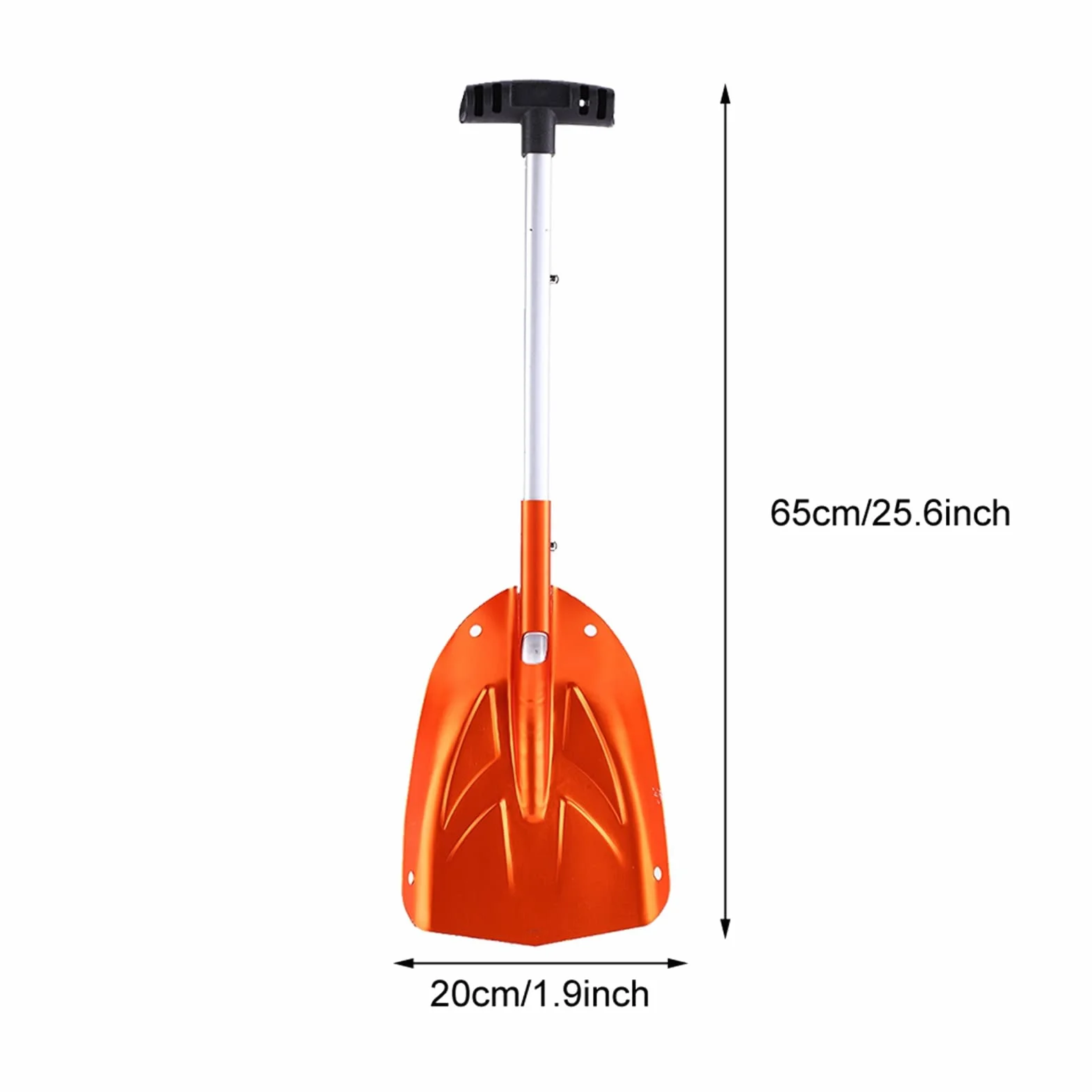 Ejoyous Pelle Neige Legre Alliage Aluminium Grattoir Glace Poussoir Neige Universelle