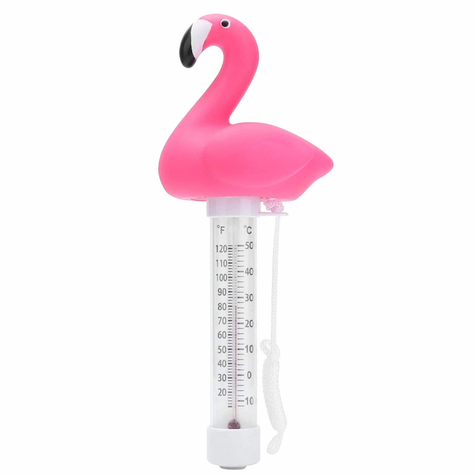 Thermomètre De Piscine Flottant, Flamant Rose, Intérieur Extérieur, Pour Piscine SPA
