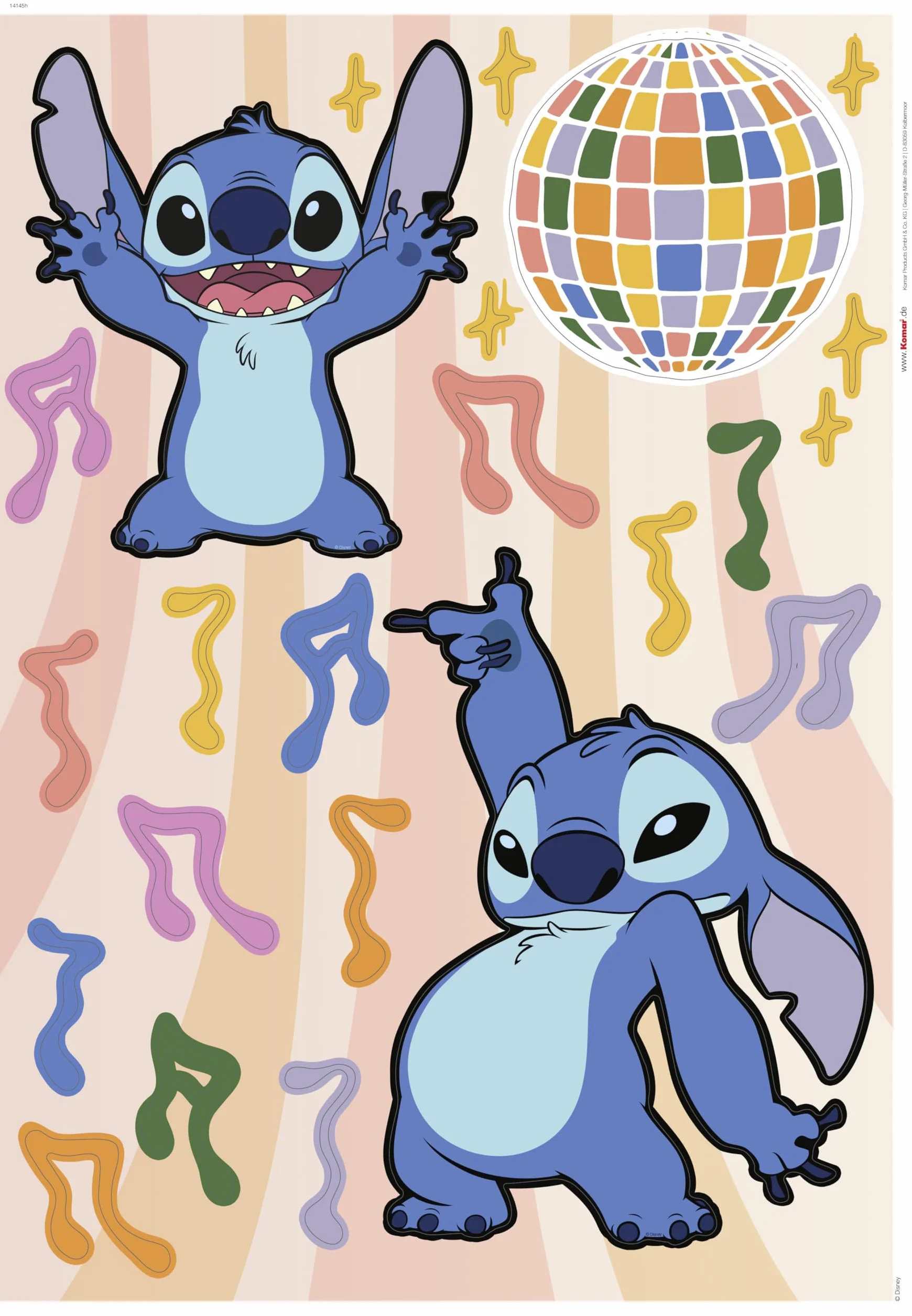 Disney Stickers Muraux 50x70 cm Décoration Murale Chambre Enfant